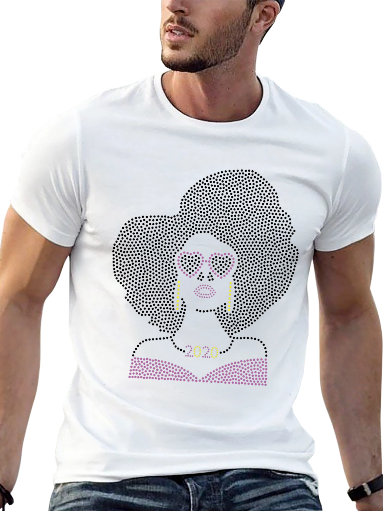 Rhinestone Diva T-Shirt - Black Graphic Tee