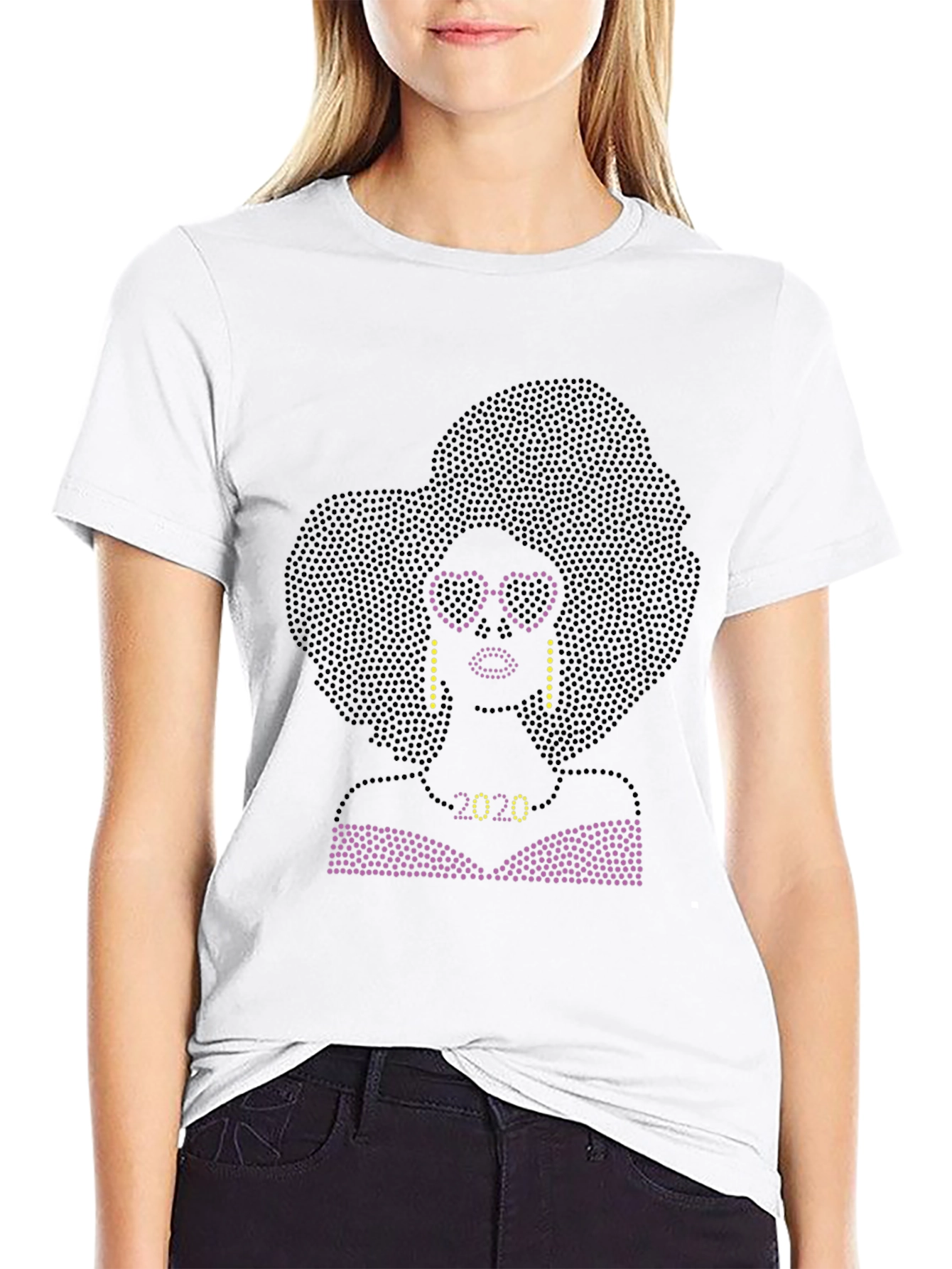 Rhinestone Diva T-Shirt - Black Graphic Tee