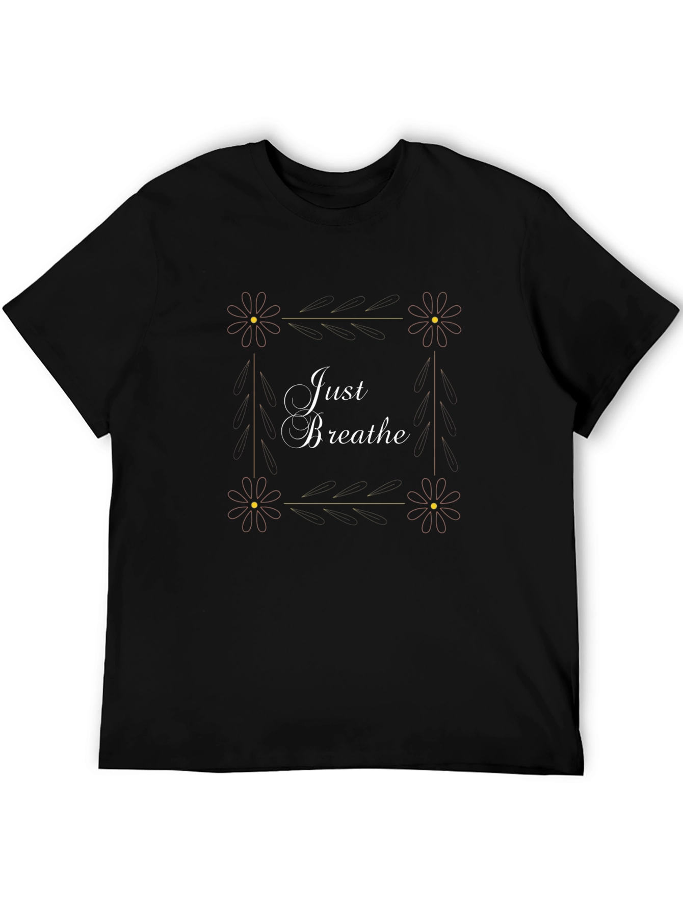 Just Breathe Graphic Tee - Stylish Comfort