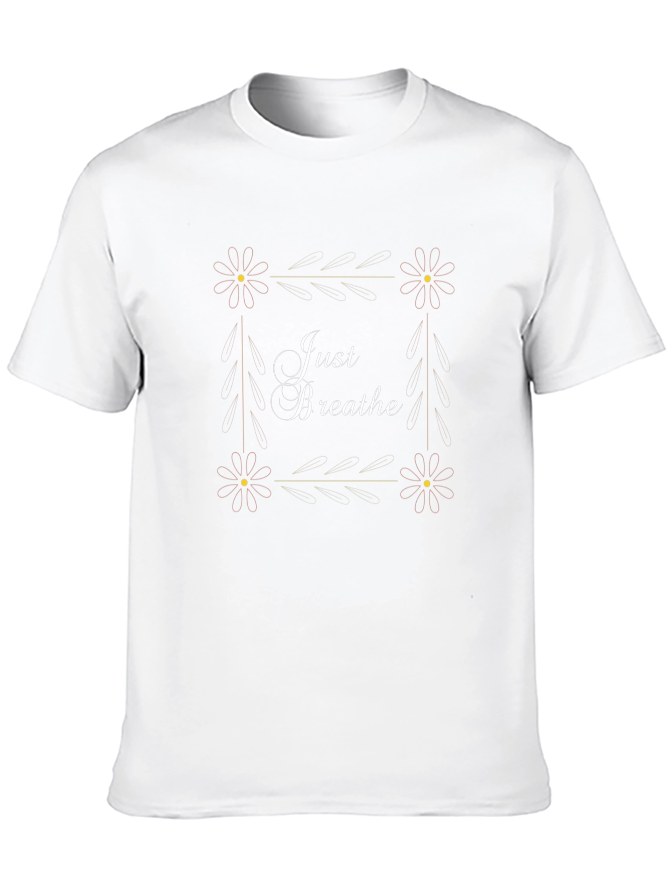 Just Breathe Graphic Tee - Stylish Comfort