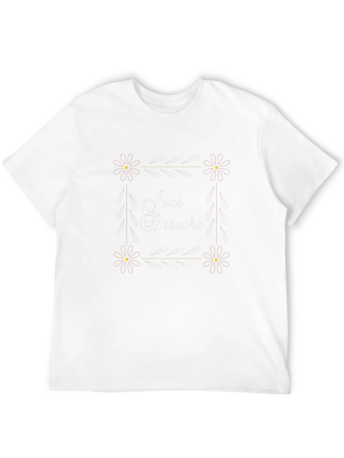 Just Breathe Graphic Tee - Stylish Comfort