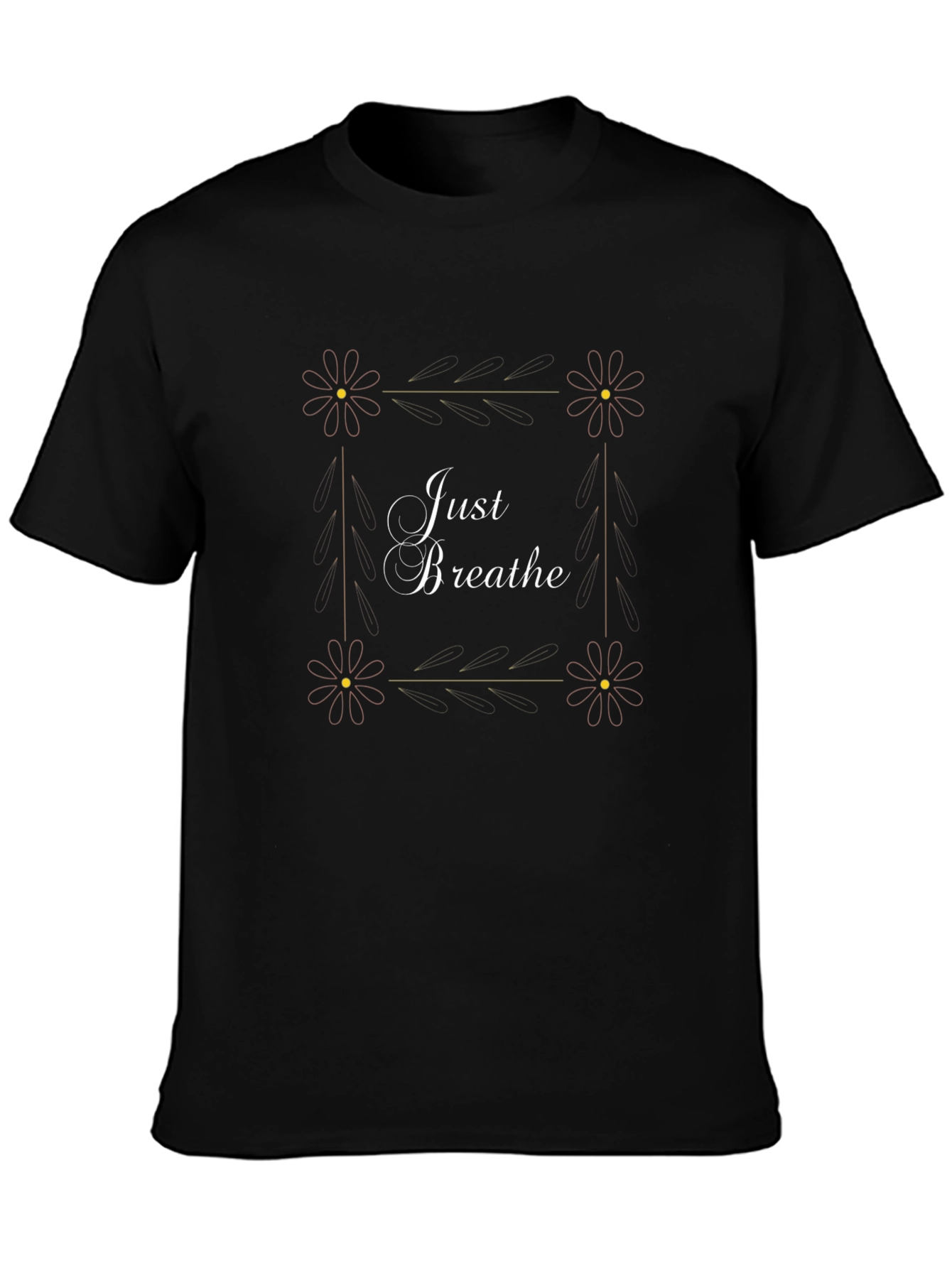 Just Breathe Graphic Tee - Stylish Comfort