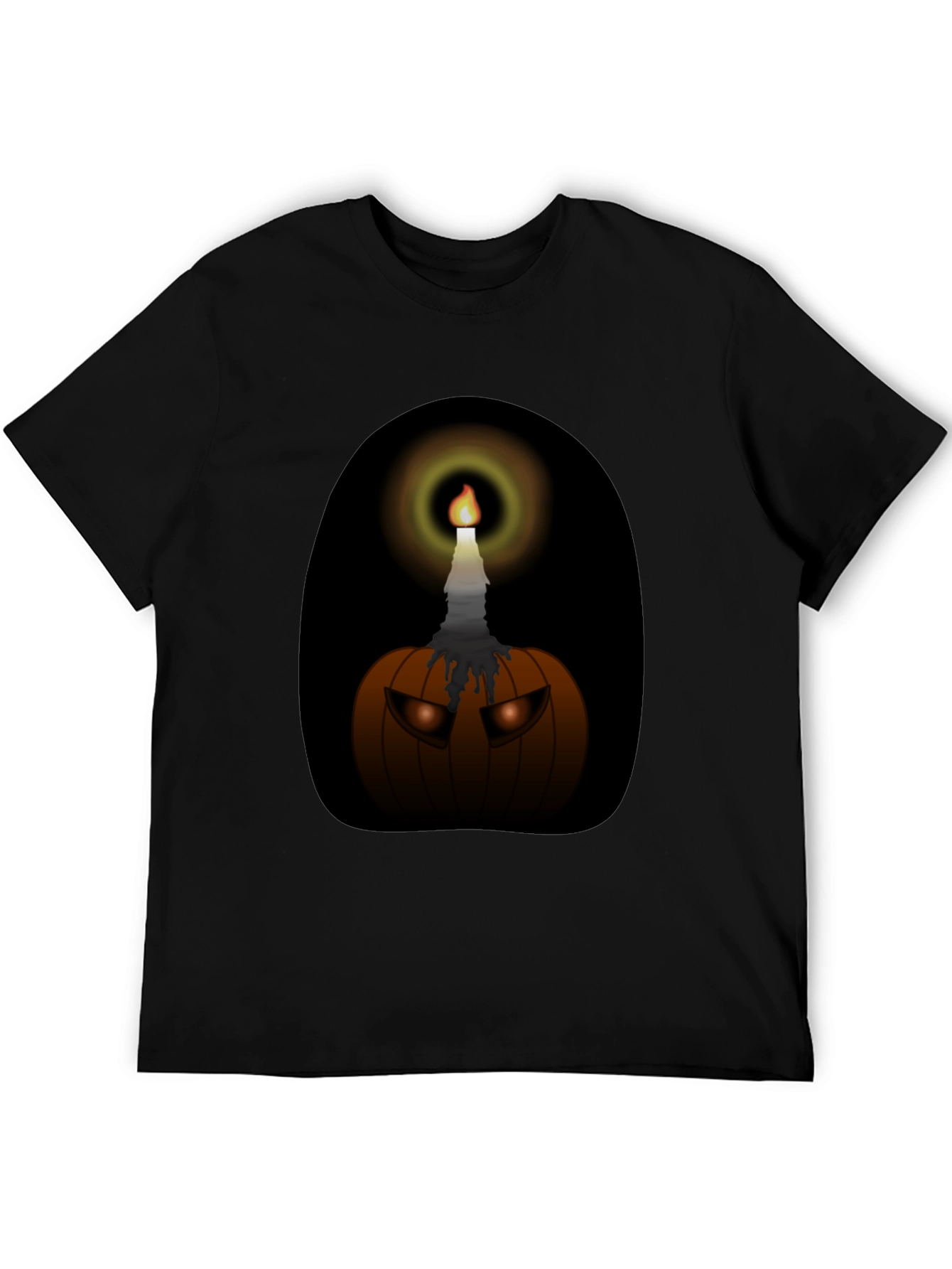 Halloween Pumpkin Candle T-Shirt