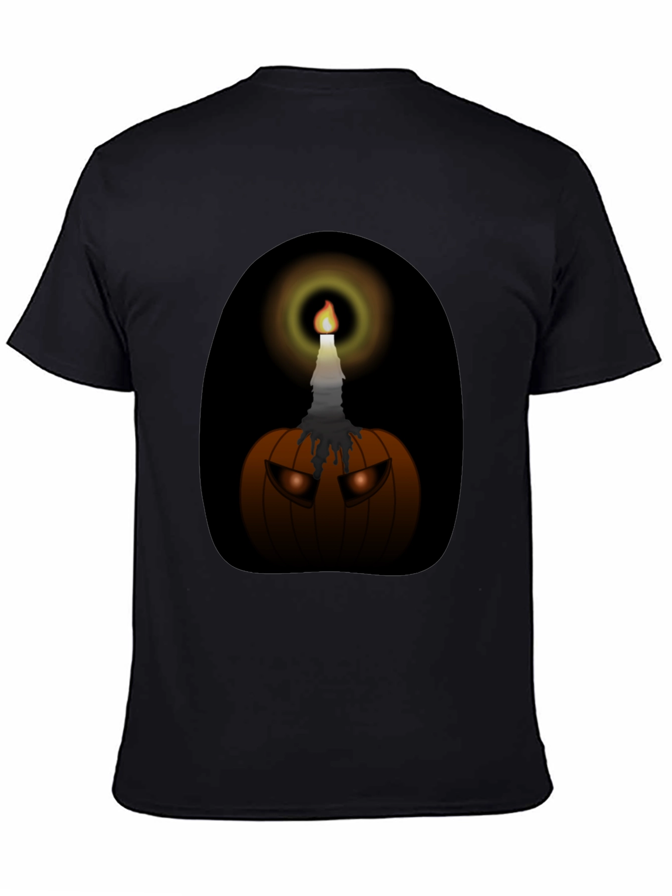 Halloween Pumpkin Candle T-Shirt