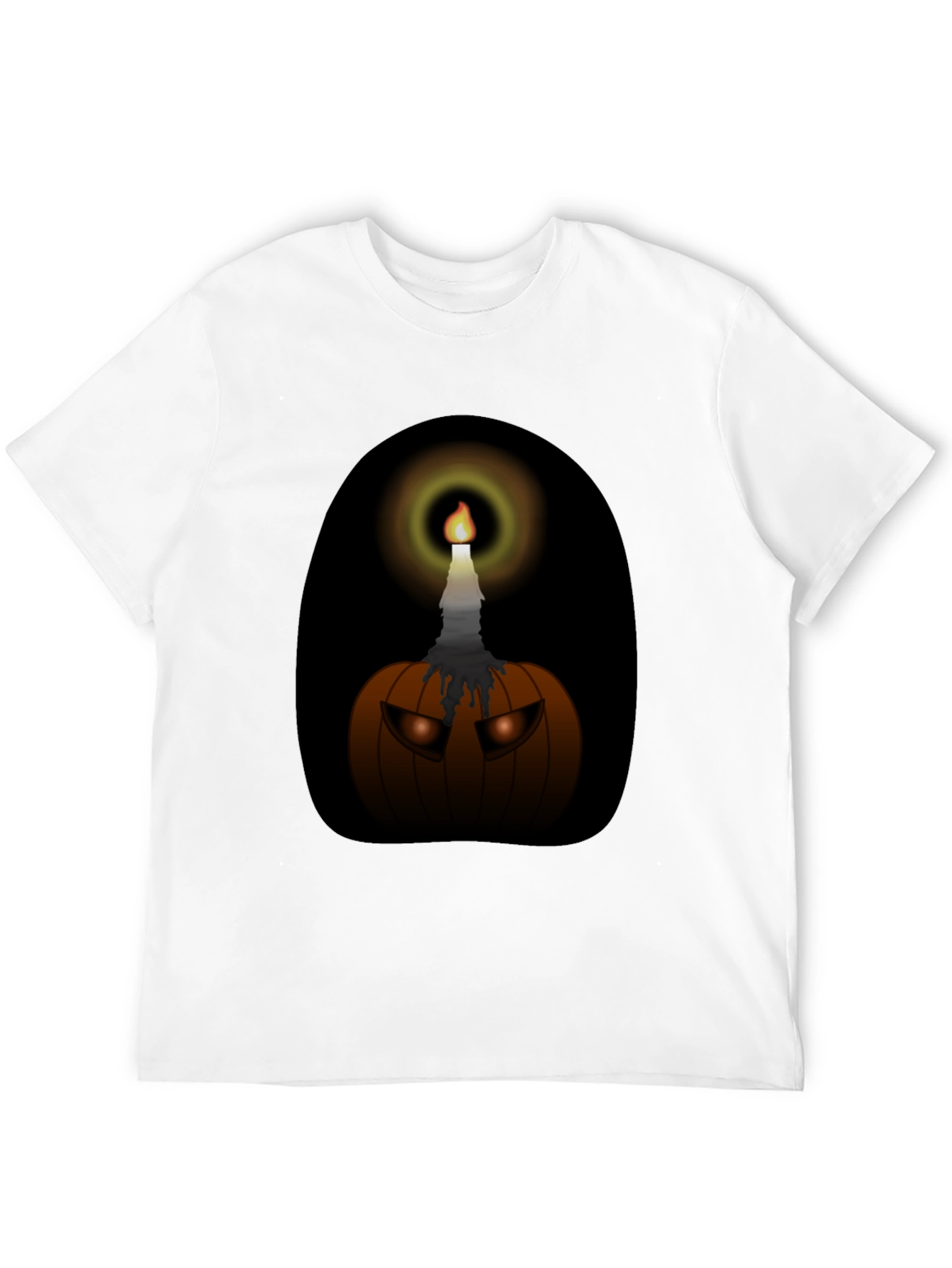 Halloween Pumpkin Candle T-Shirt