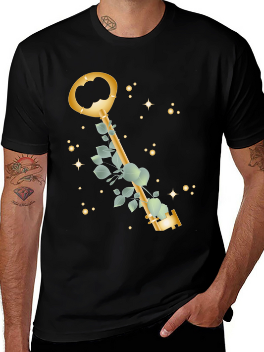 Golden Key T-Shirt - Stylish & Unique Design
