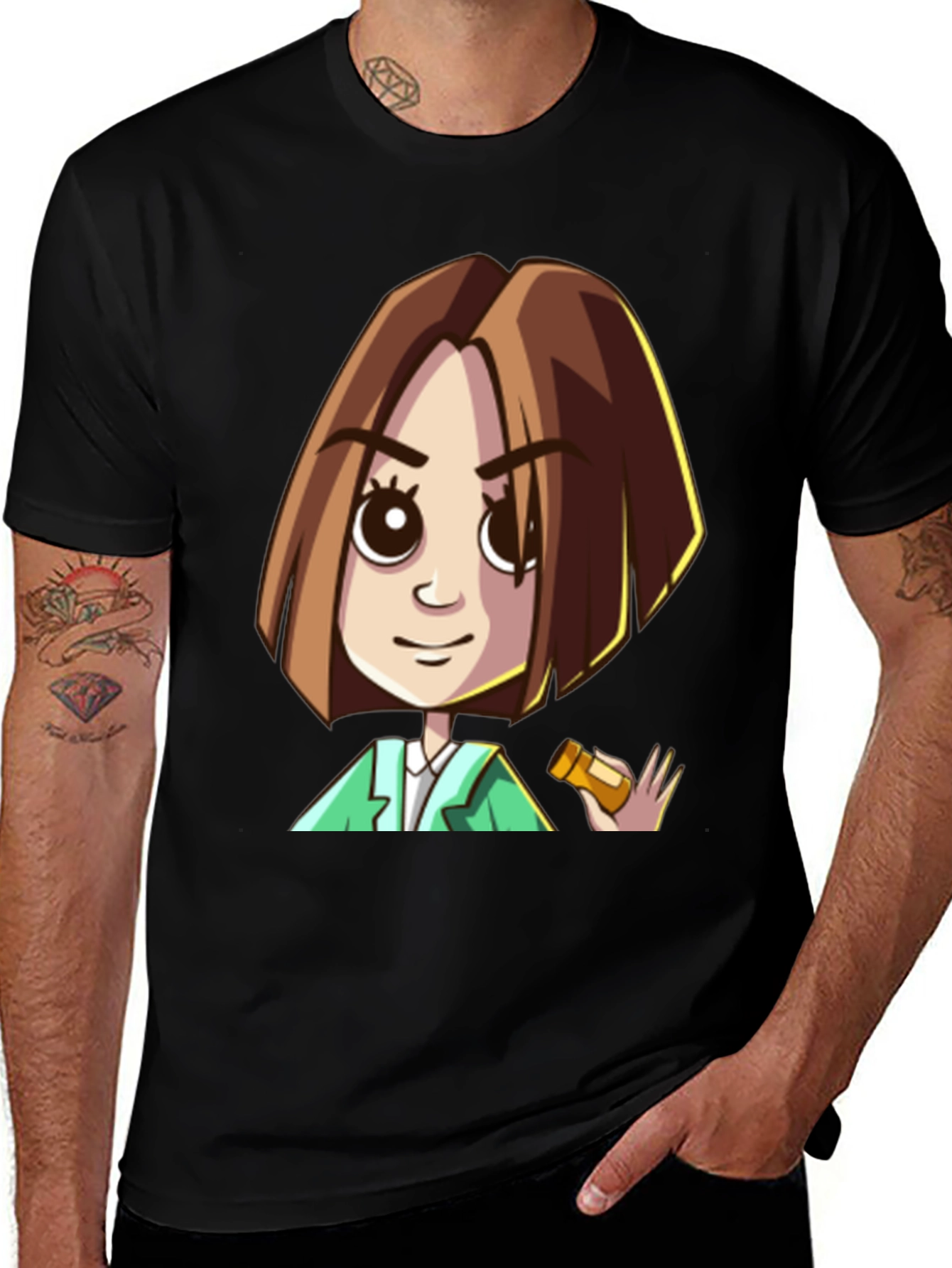 Cartoon Character T-Shirt: Fun Unique Design