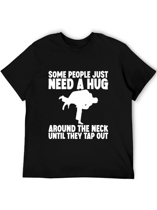 Funny Judo T-Shirt Hug Around The Neck