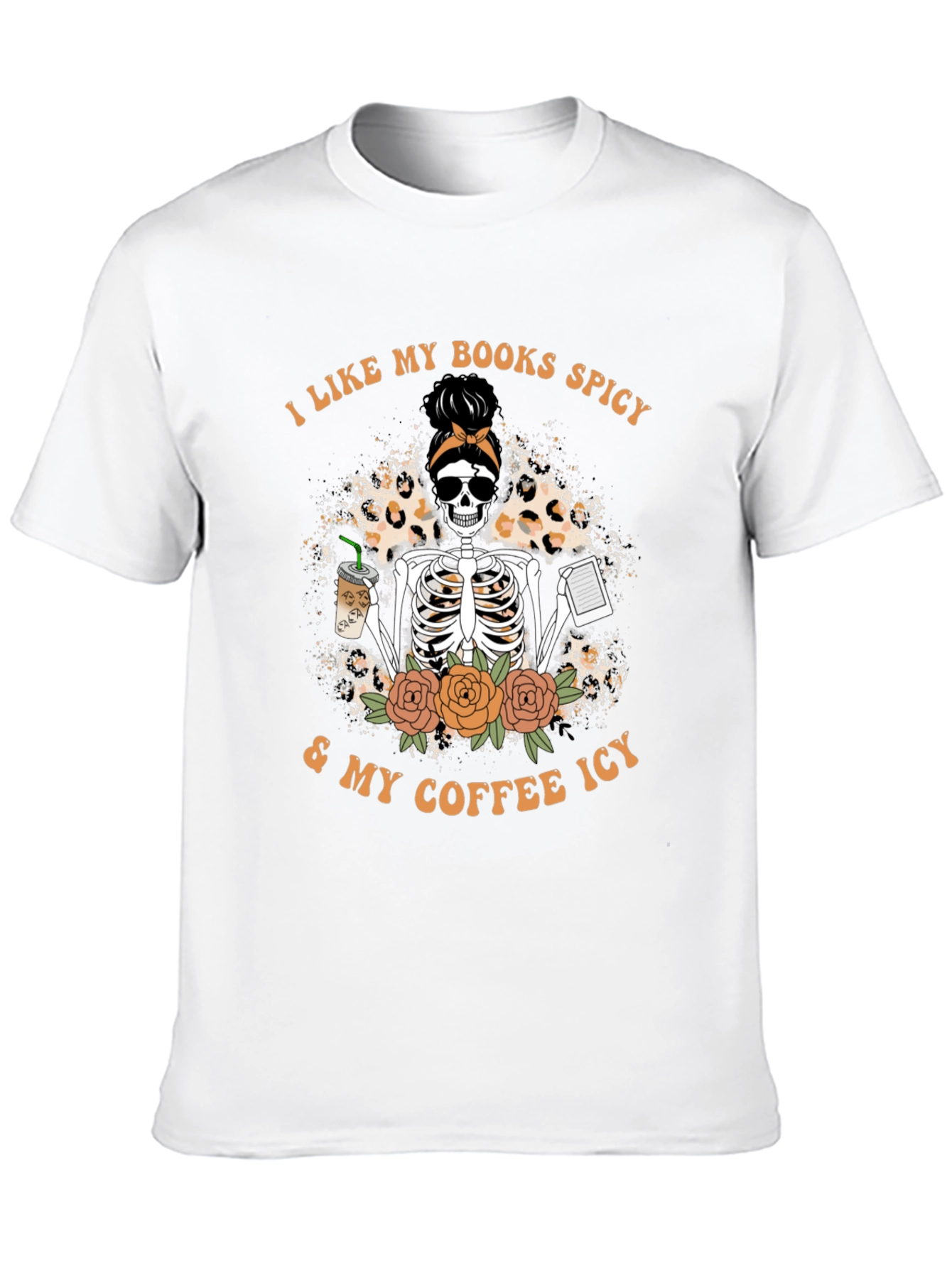 Spicy Books & Icy Coffee T-Shirt