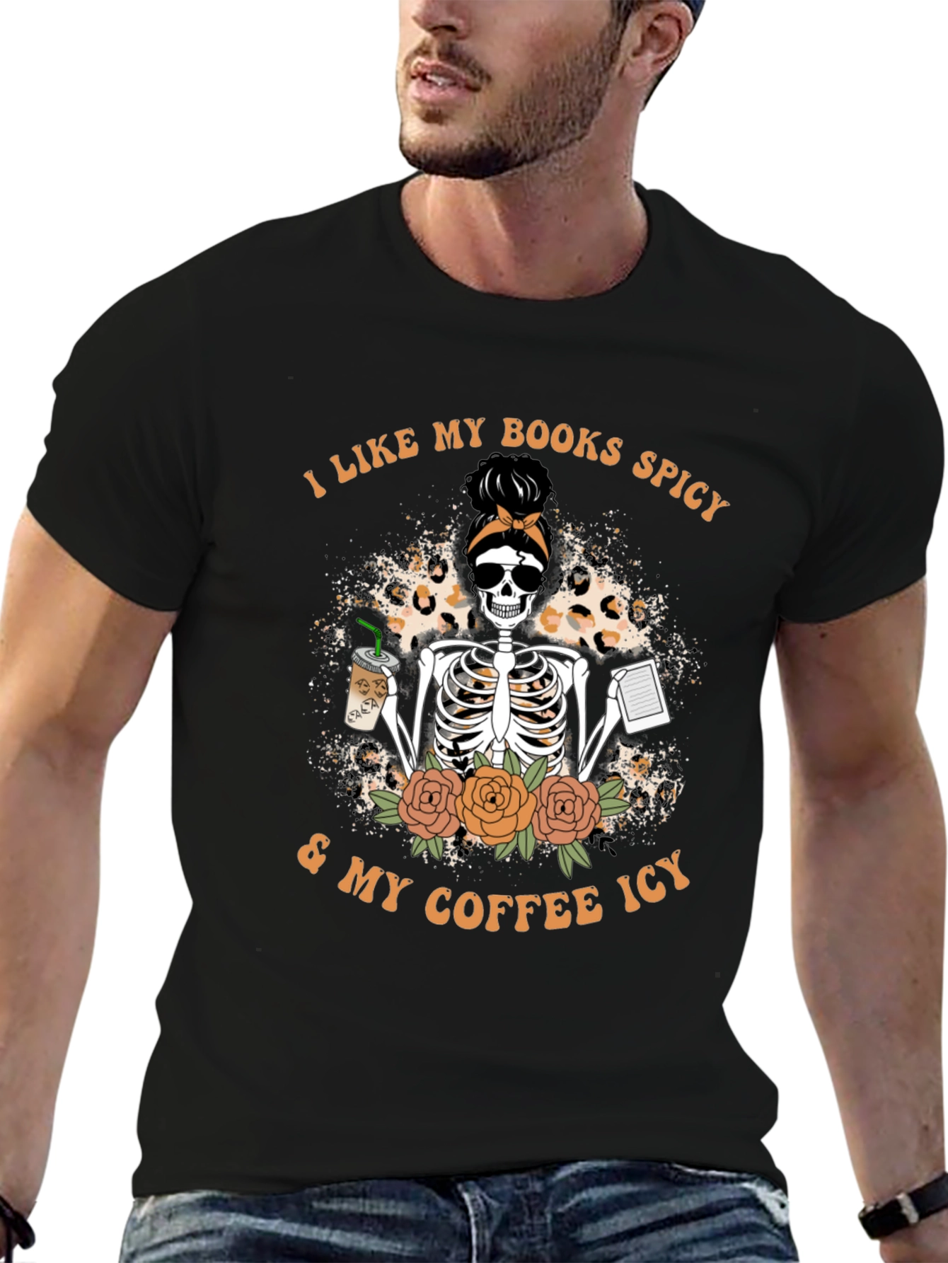 Spicy Books & Icy Coffee T-Shirt