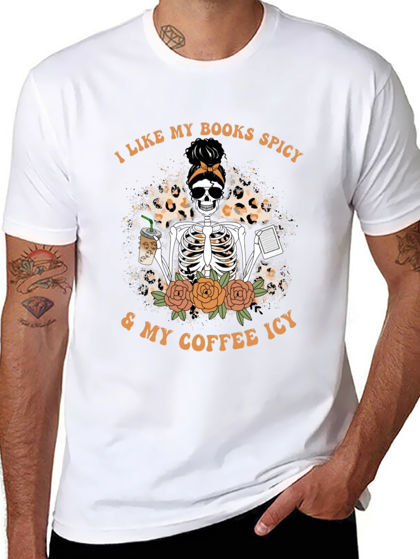 Spicy Books & Icy Coffee T-Shirt