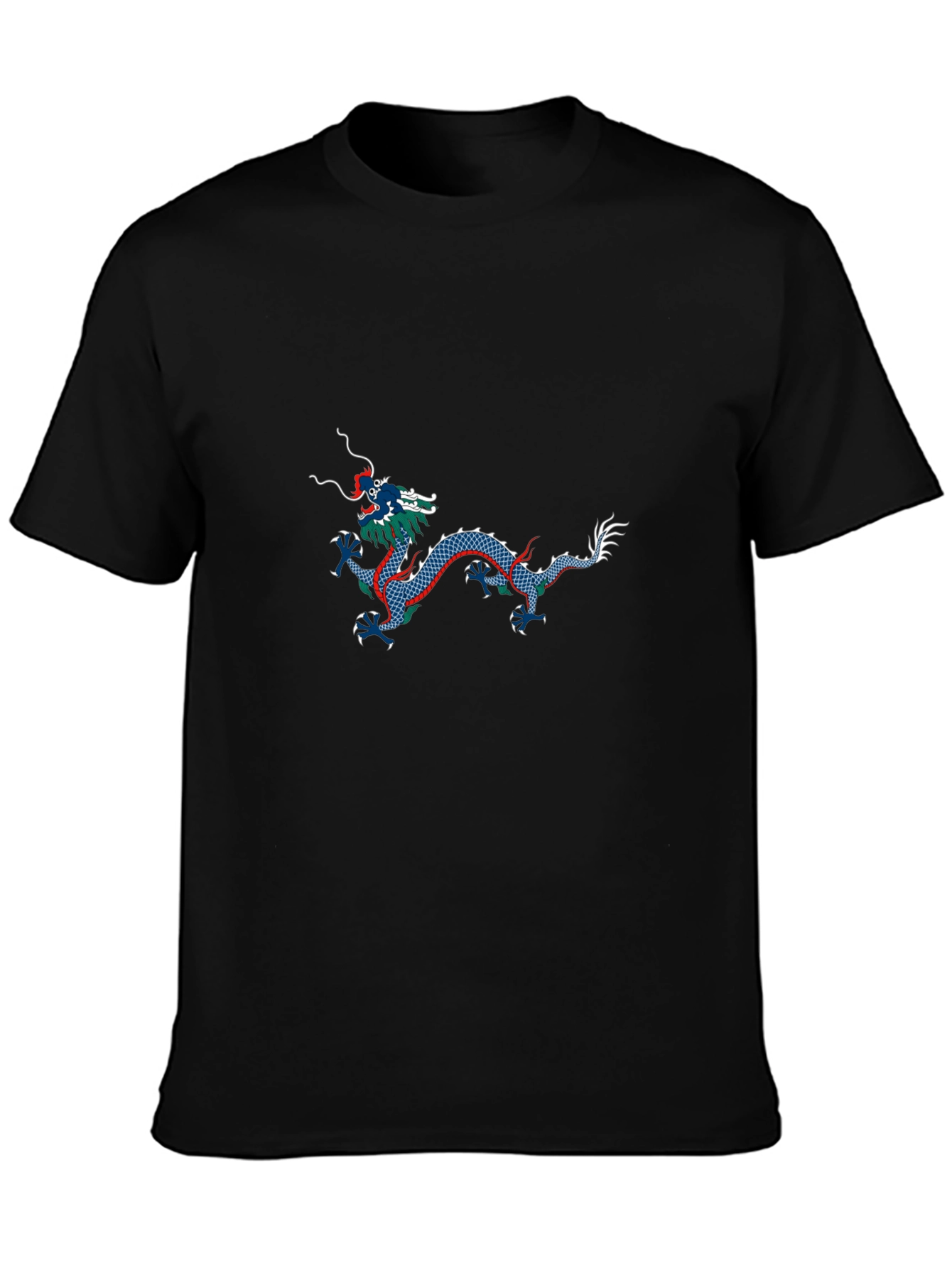 Dragon Graphic Black T-Shirt - Unique Design