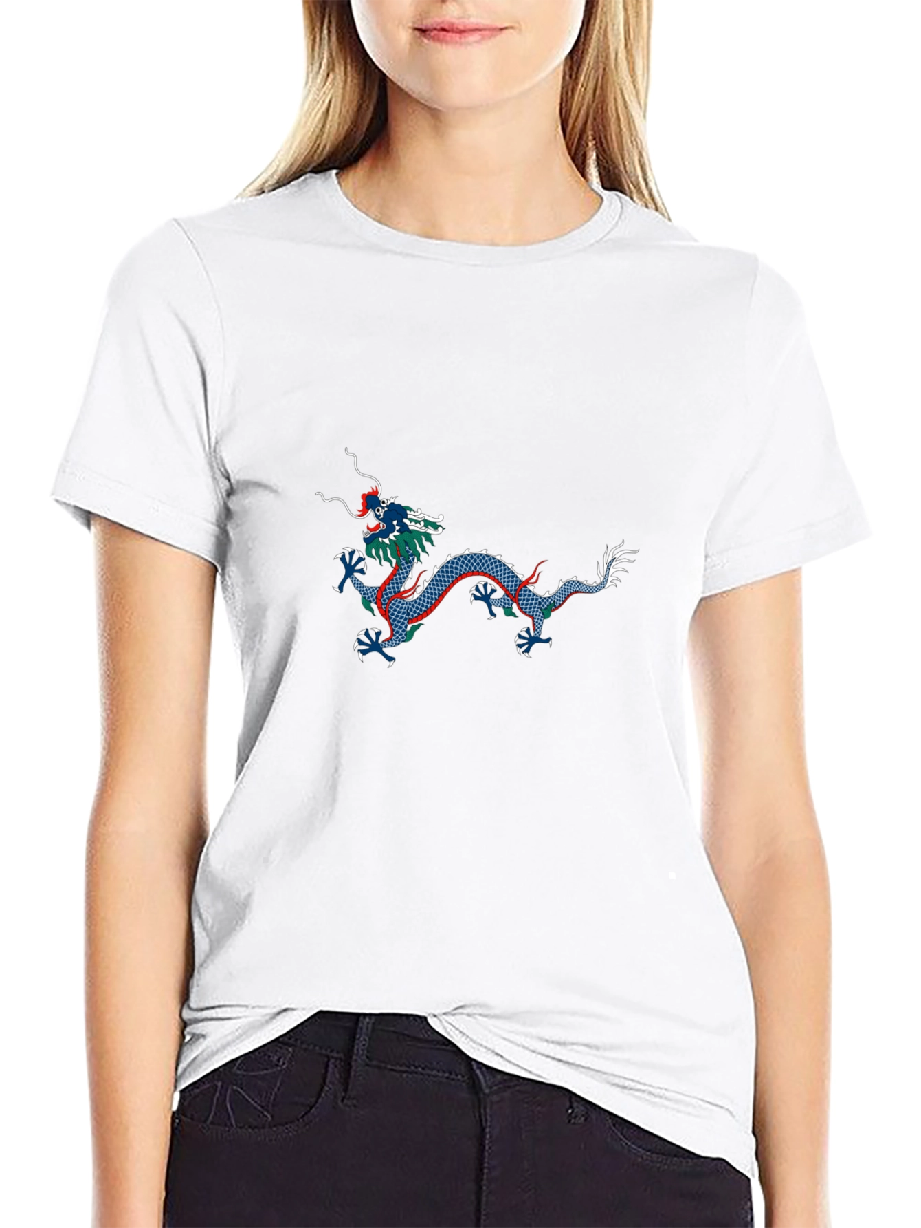 Dragon Graphic Black T-Shirt - Unique Design