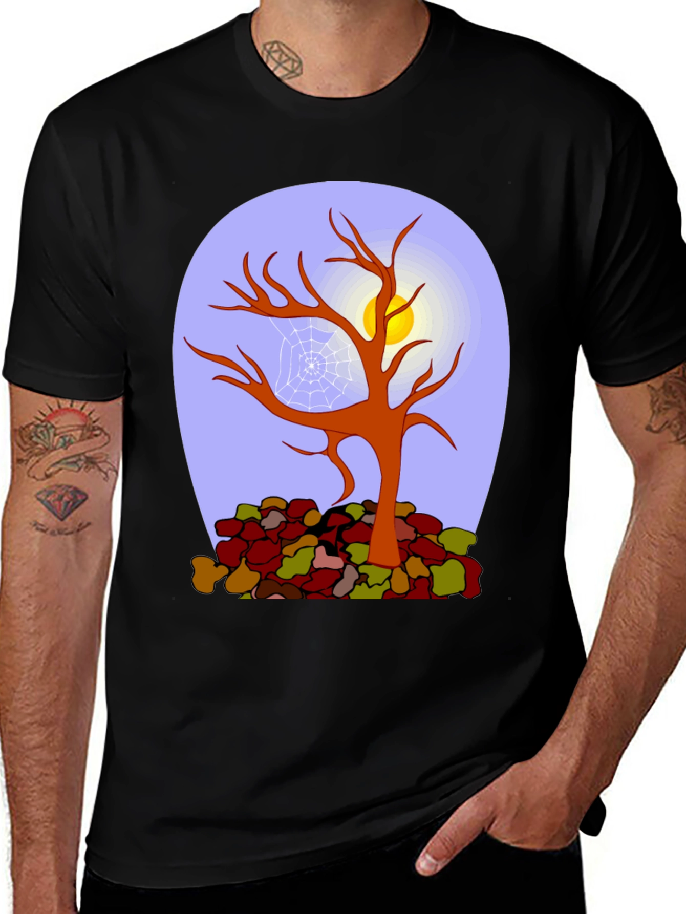 Halloween Tree T-Shirt - Spooky Season Apparel