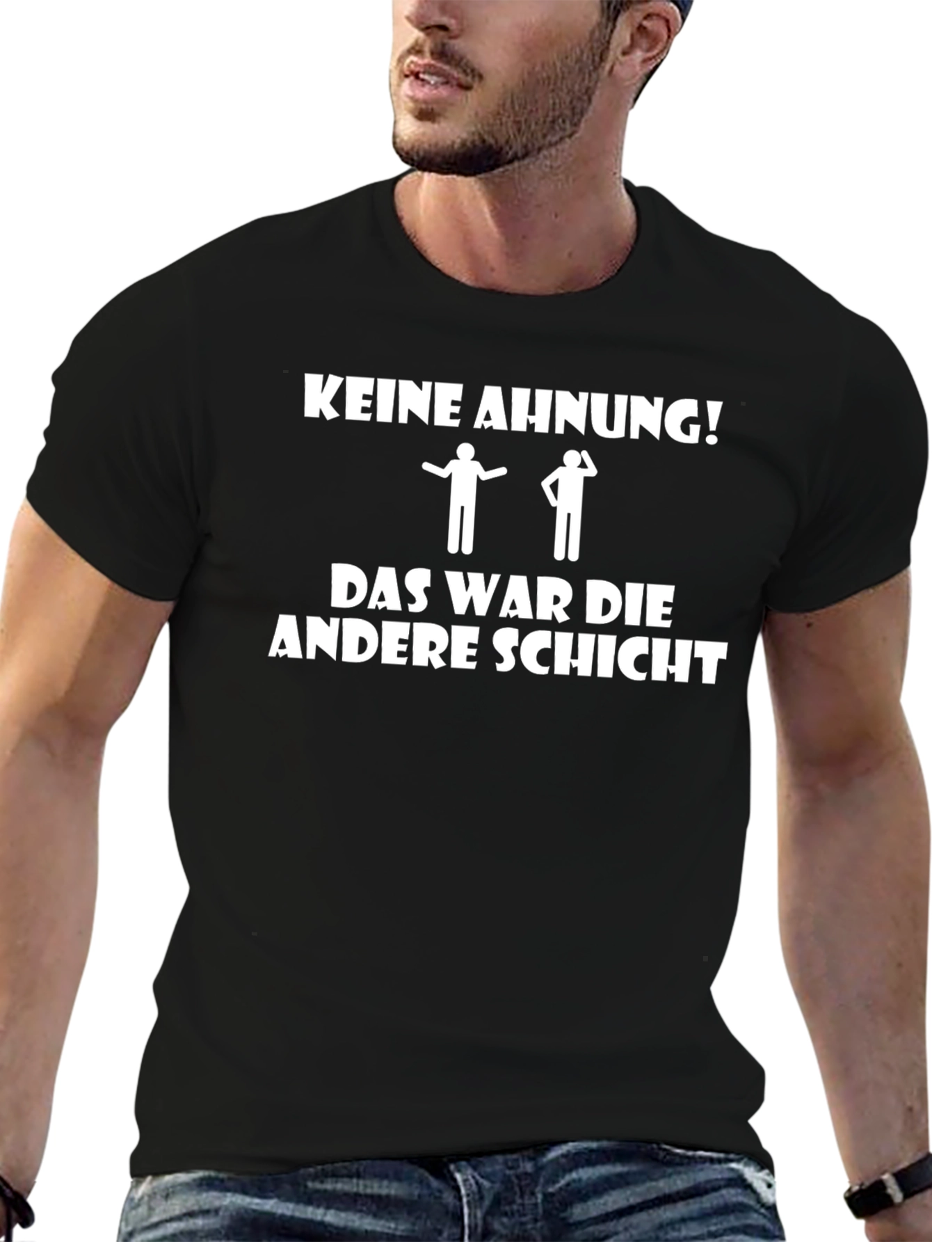 Keine Ahnung T-Shirt - Funny German Humor Tee