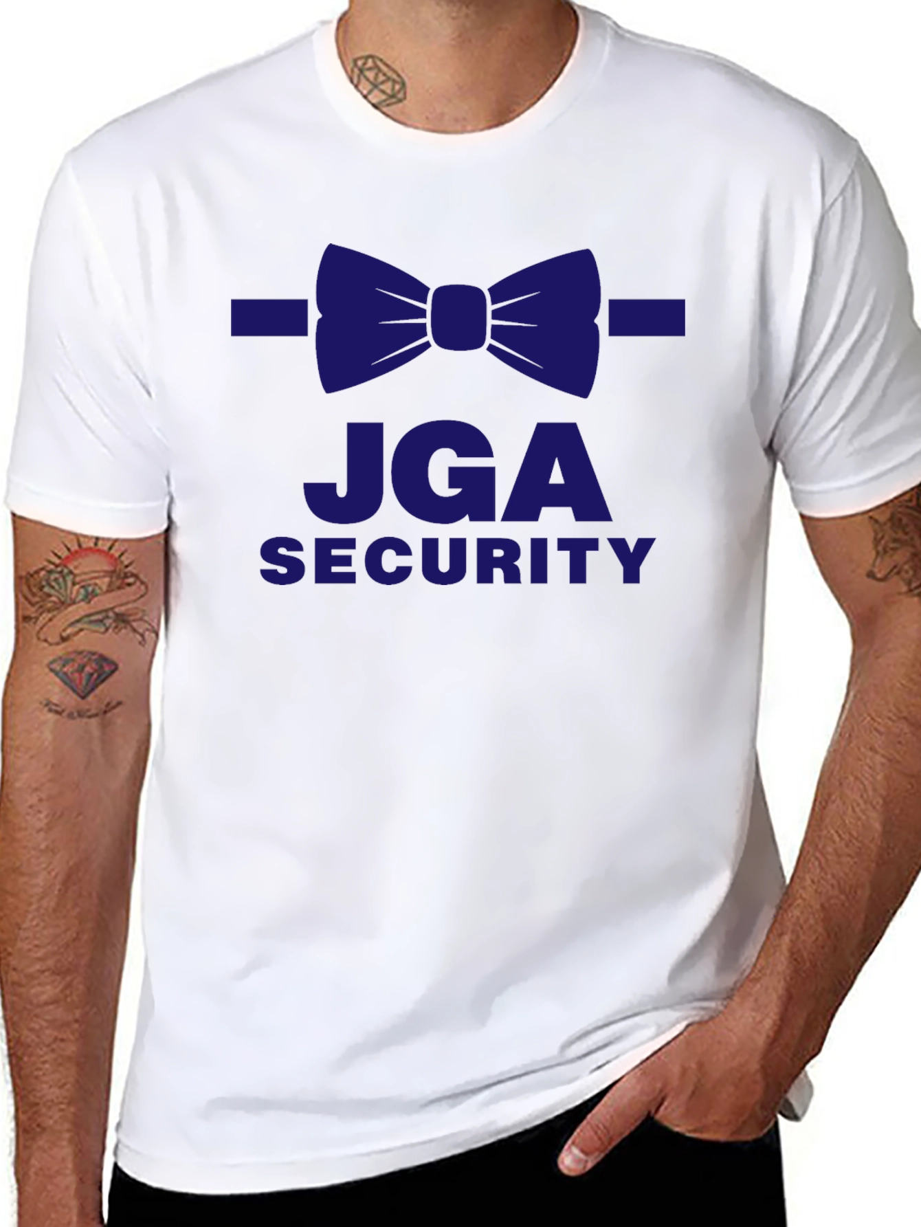 JGA Security Bowtie T-Shirt - Stylish Security Apparel