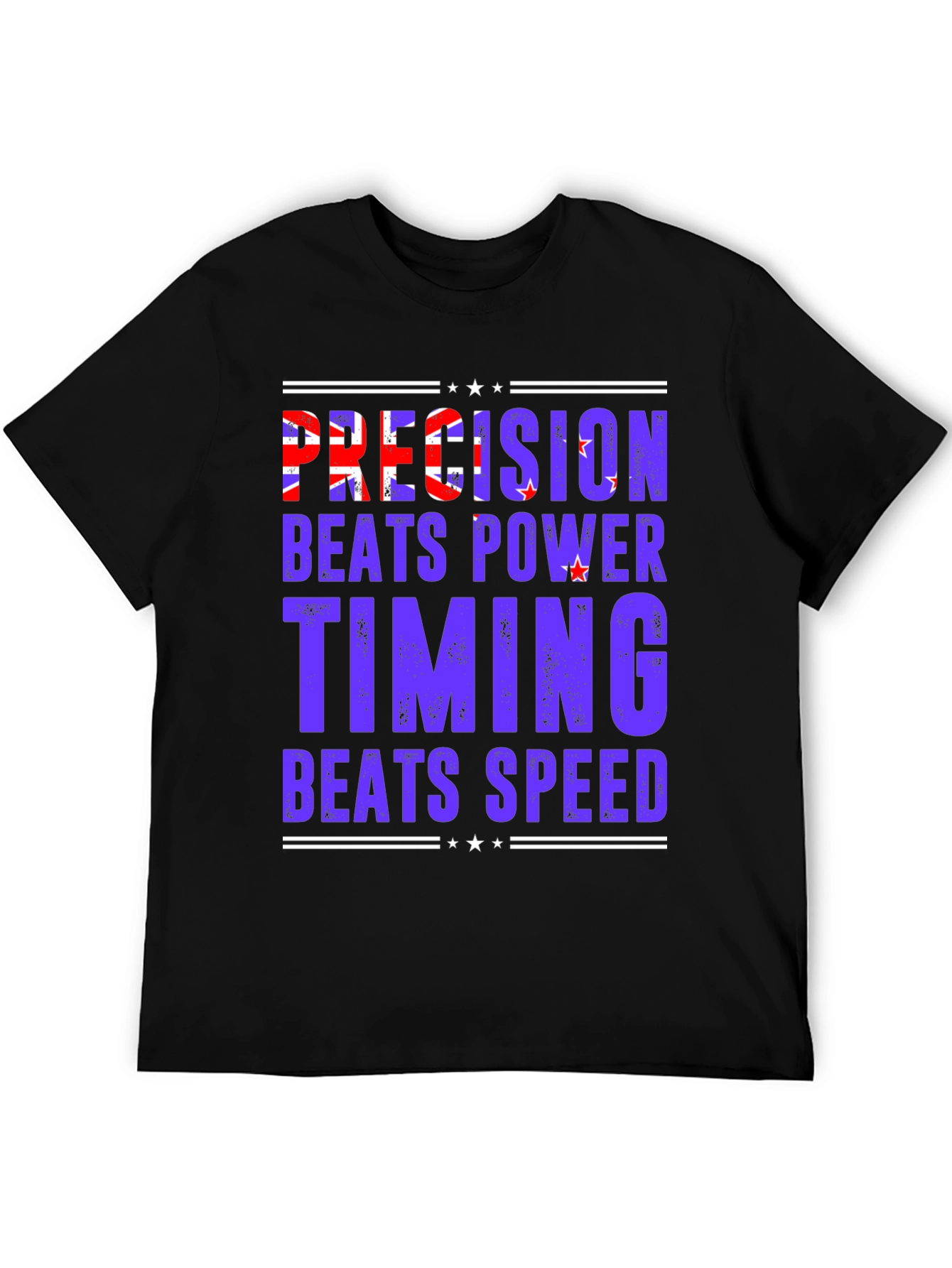 Precision Beats Power Tee - Motivational T-Shirt