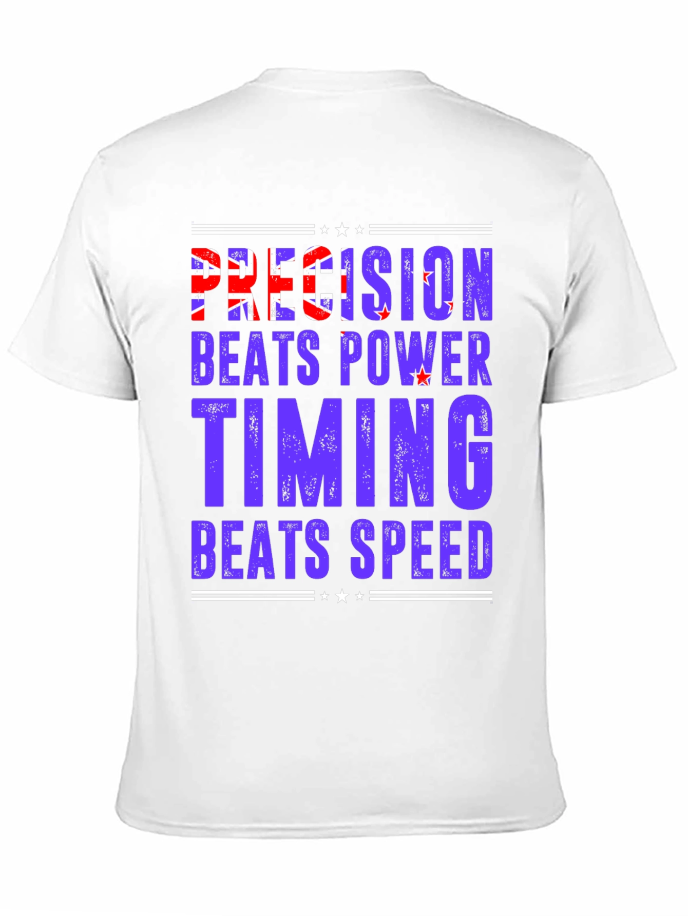Precision Beats Power Tee - Motivational T-Shirt