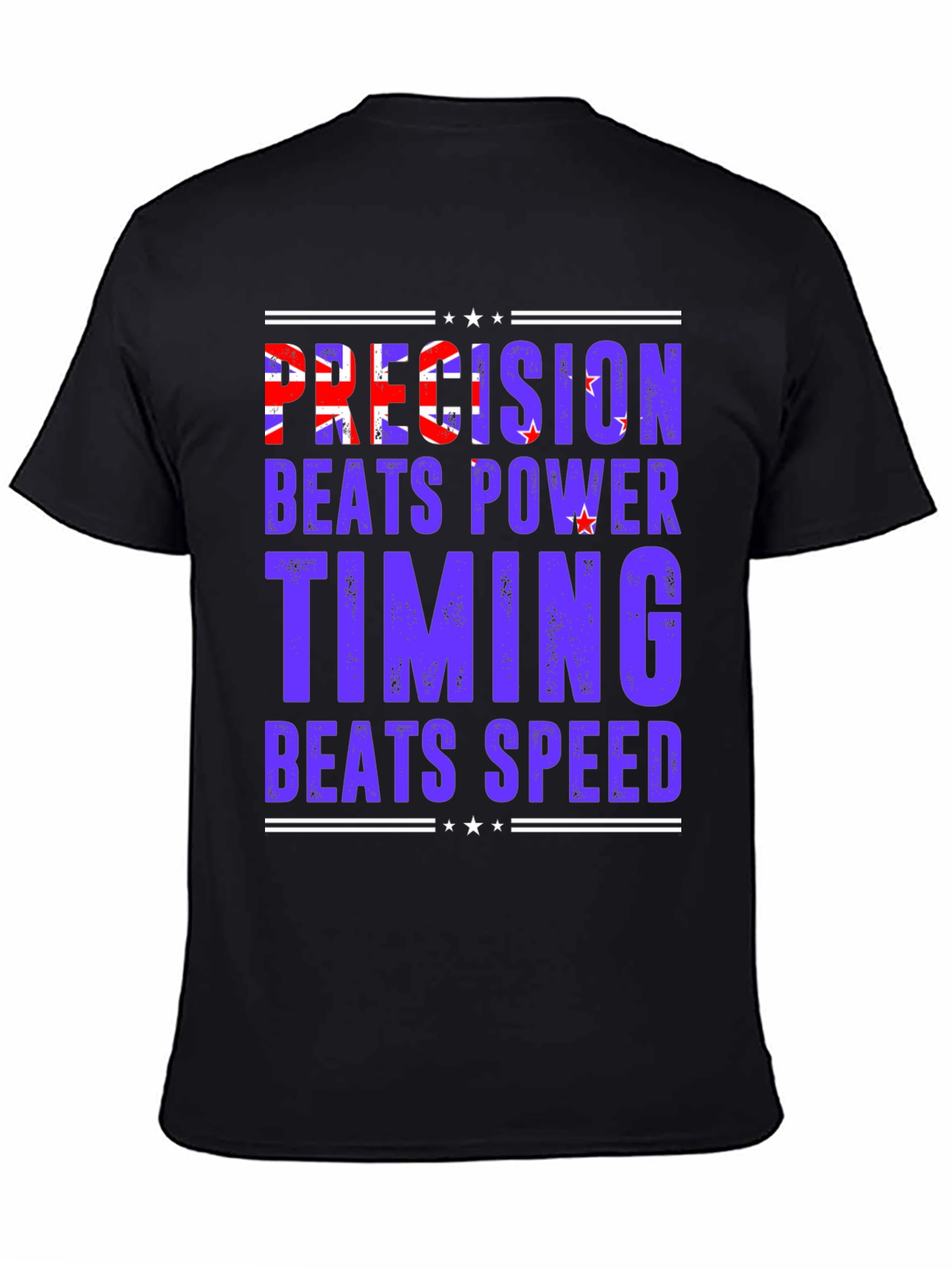 Precision Beats Power Tee - Motivational T-Shirt