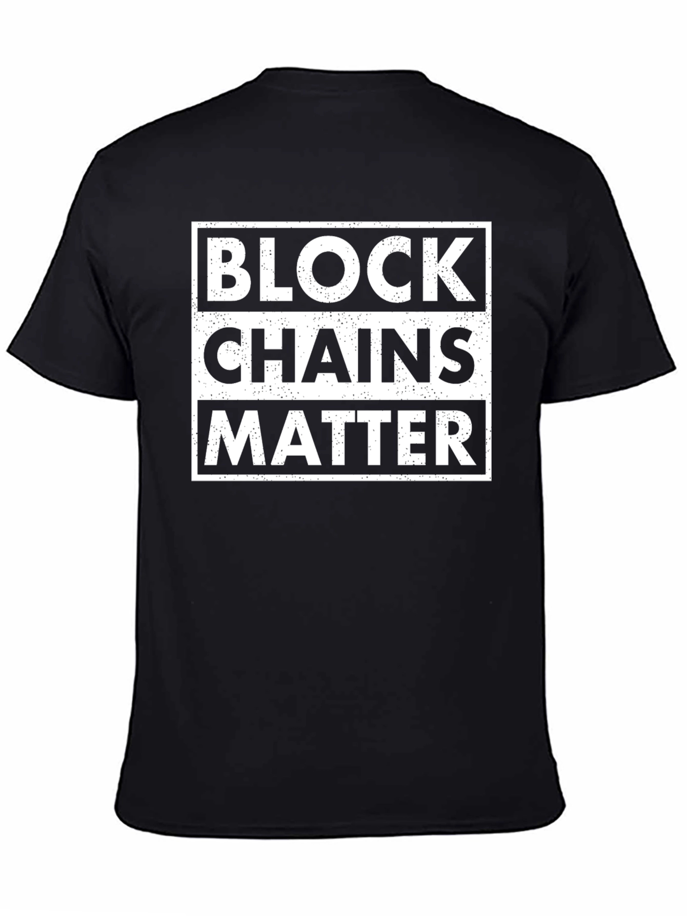 Blockchains Matter Graphic Tee - Black