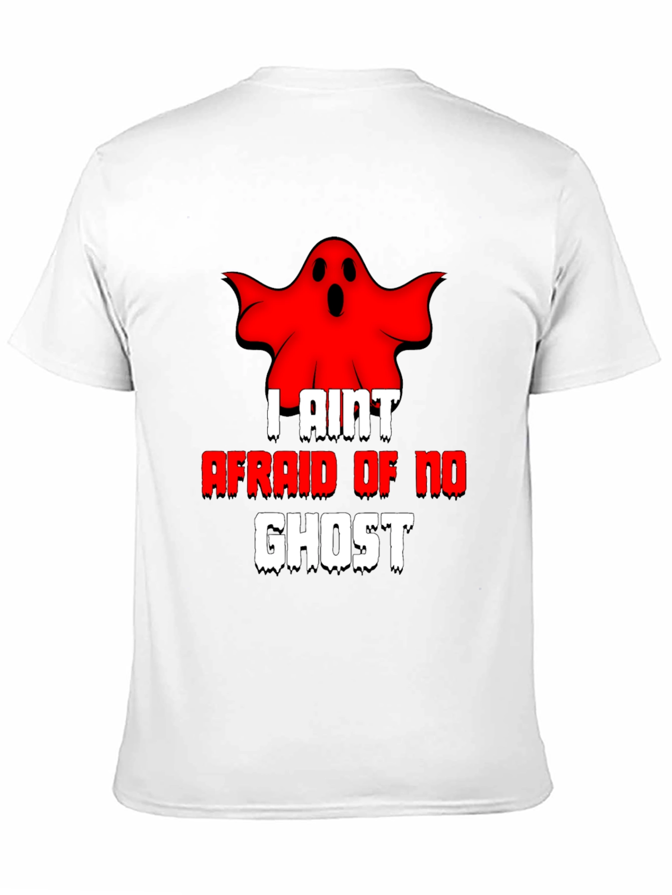 I Aint Afraid of No Ghost T-Shirt - Black
