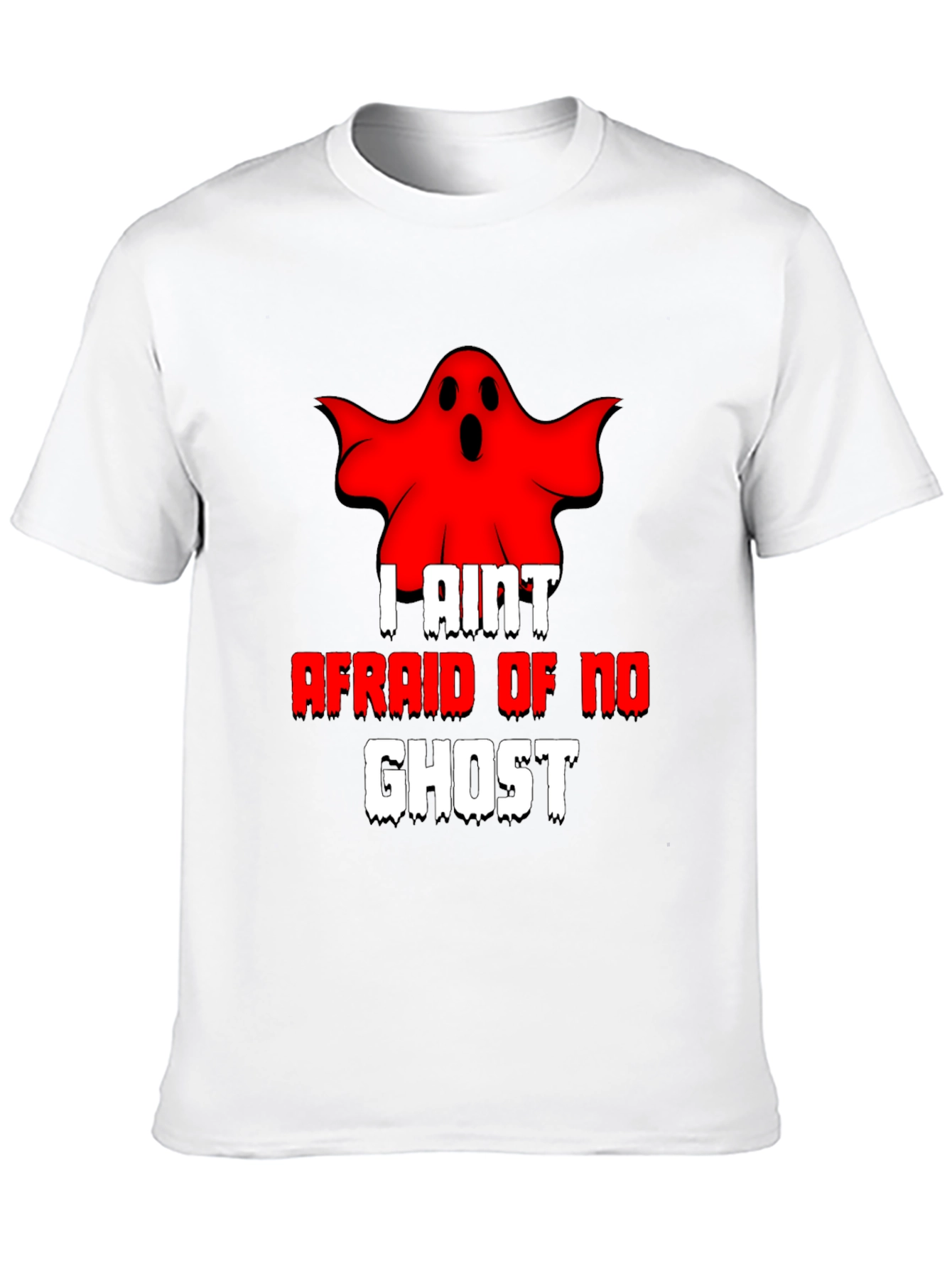 I Aint Afraid of No Ghost T-Shirt - Black