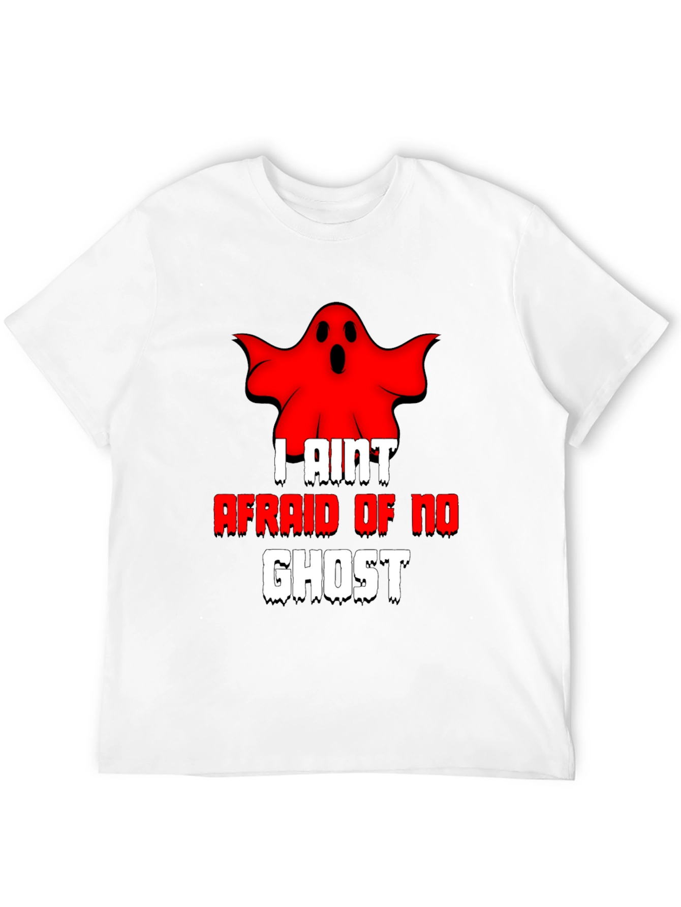 I Aint Afraid of No Ghost T-Shirt - Black