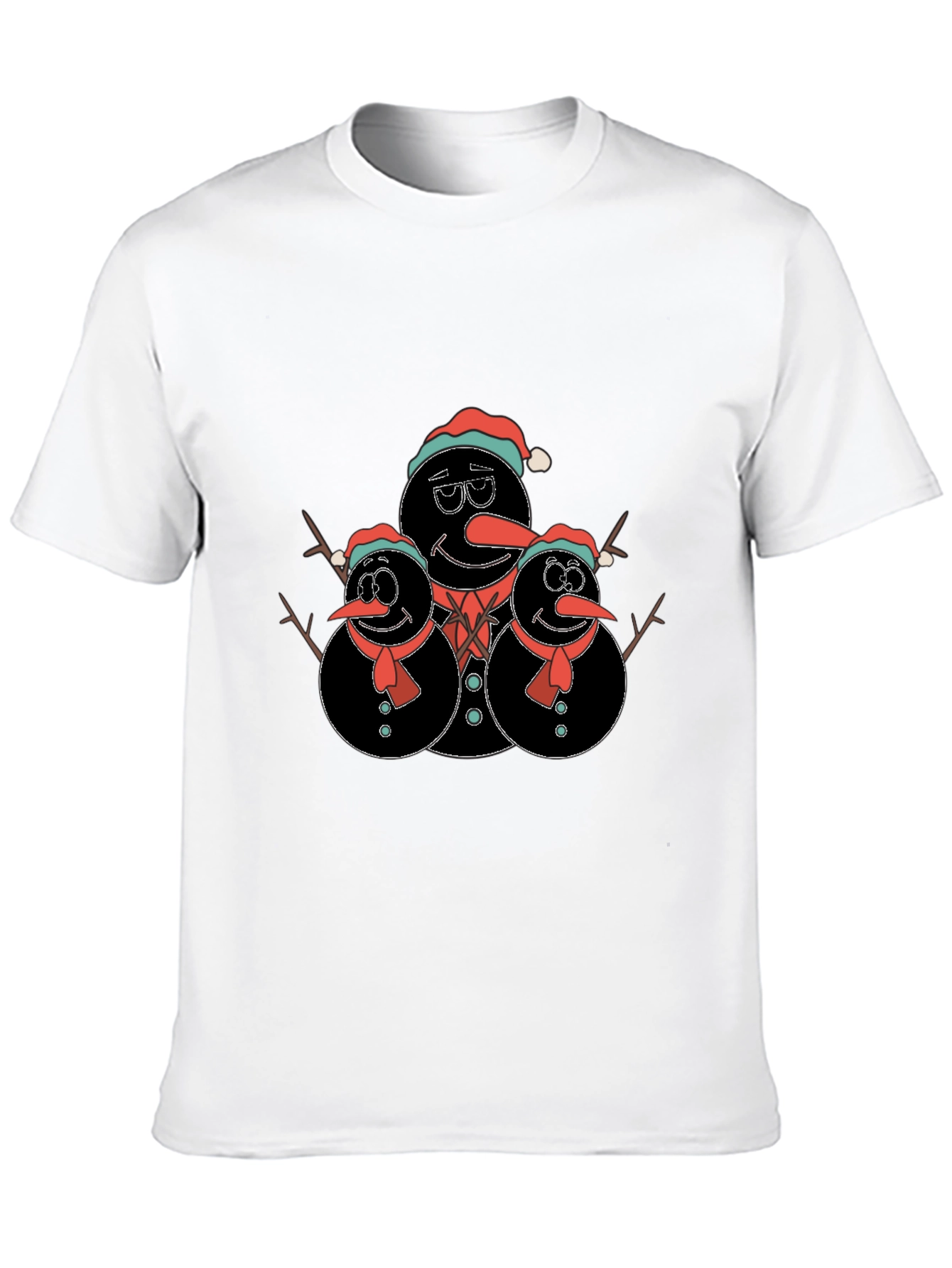 Snowman Family Graphic Tee