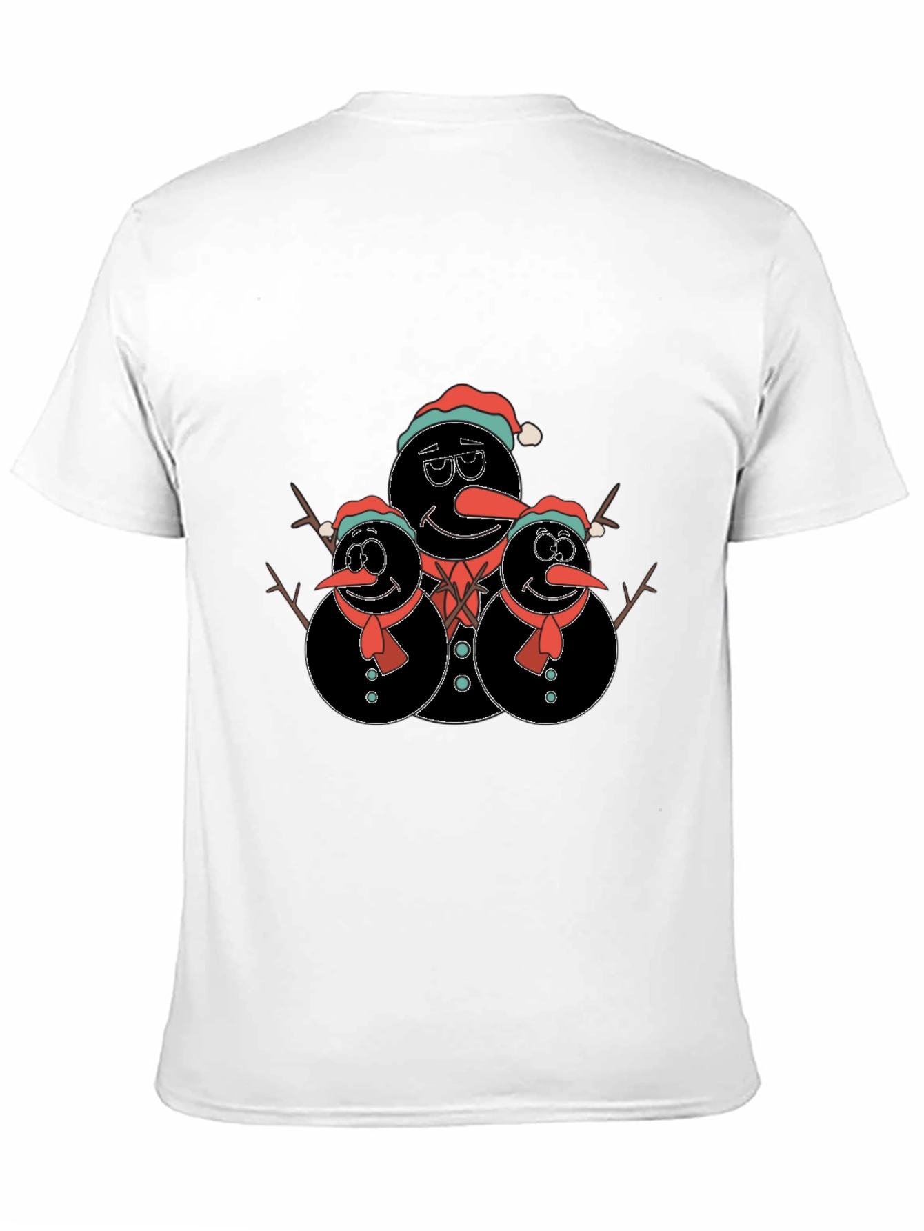 Snowman Family Graphic Tee