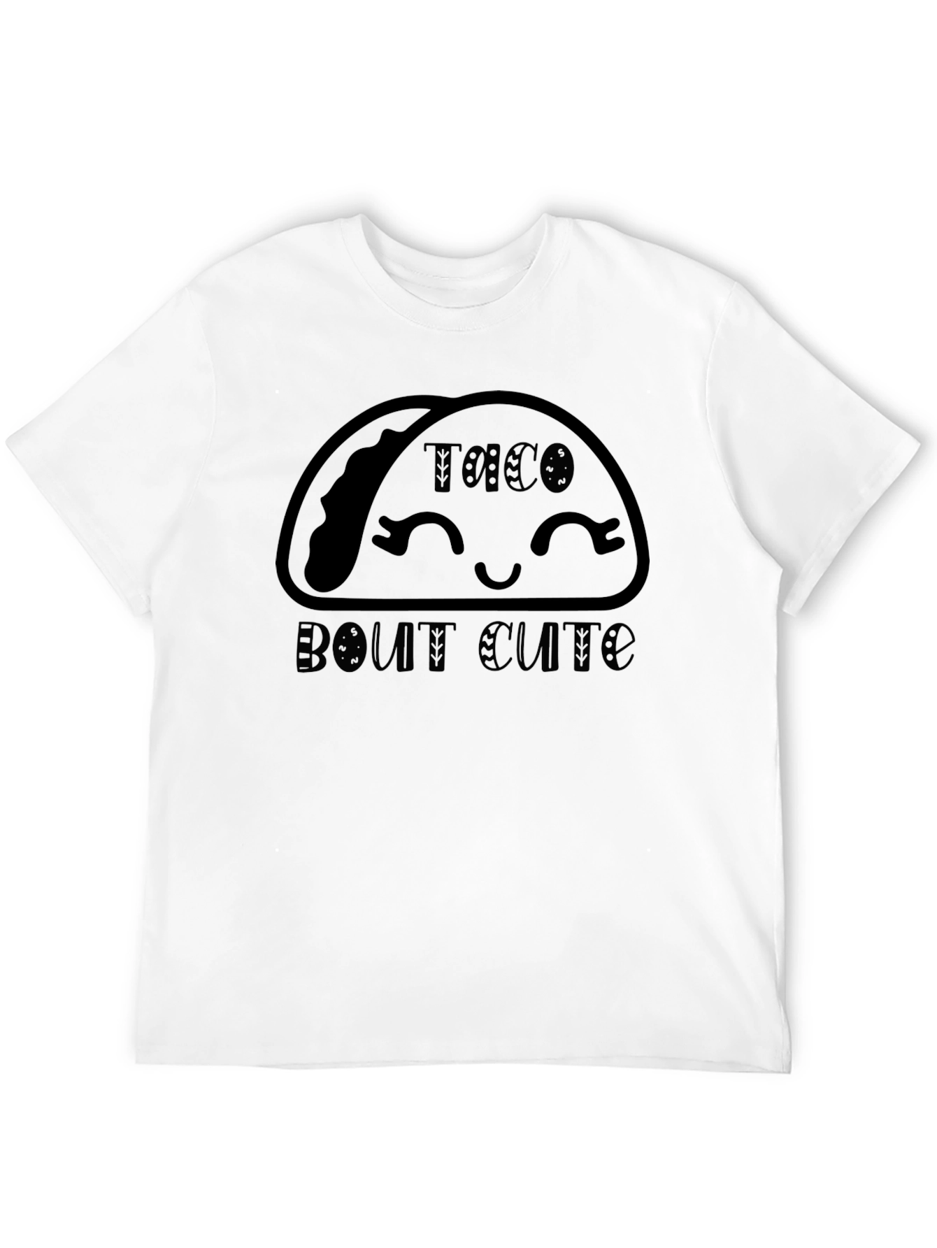Taco Bout Cute Black T-Shirt