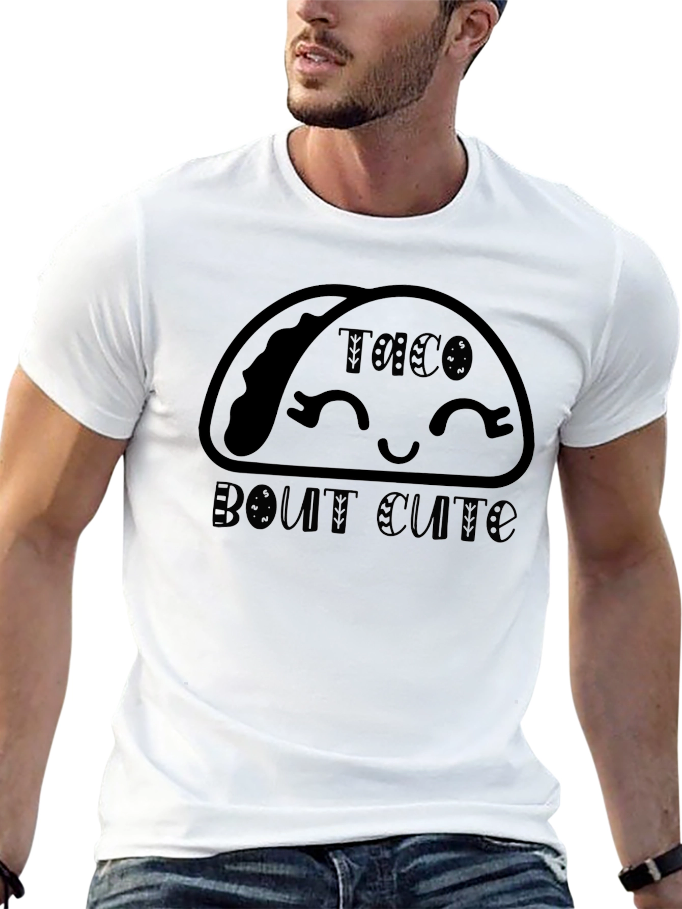 Taco Bout Cute Black T-Shirt