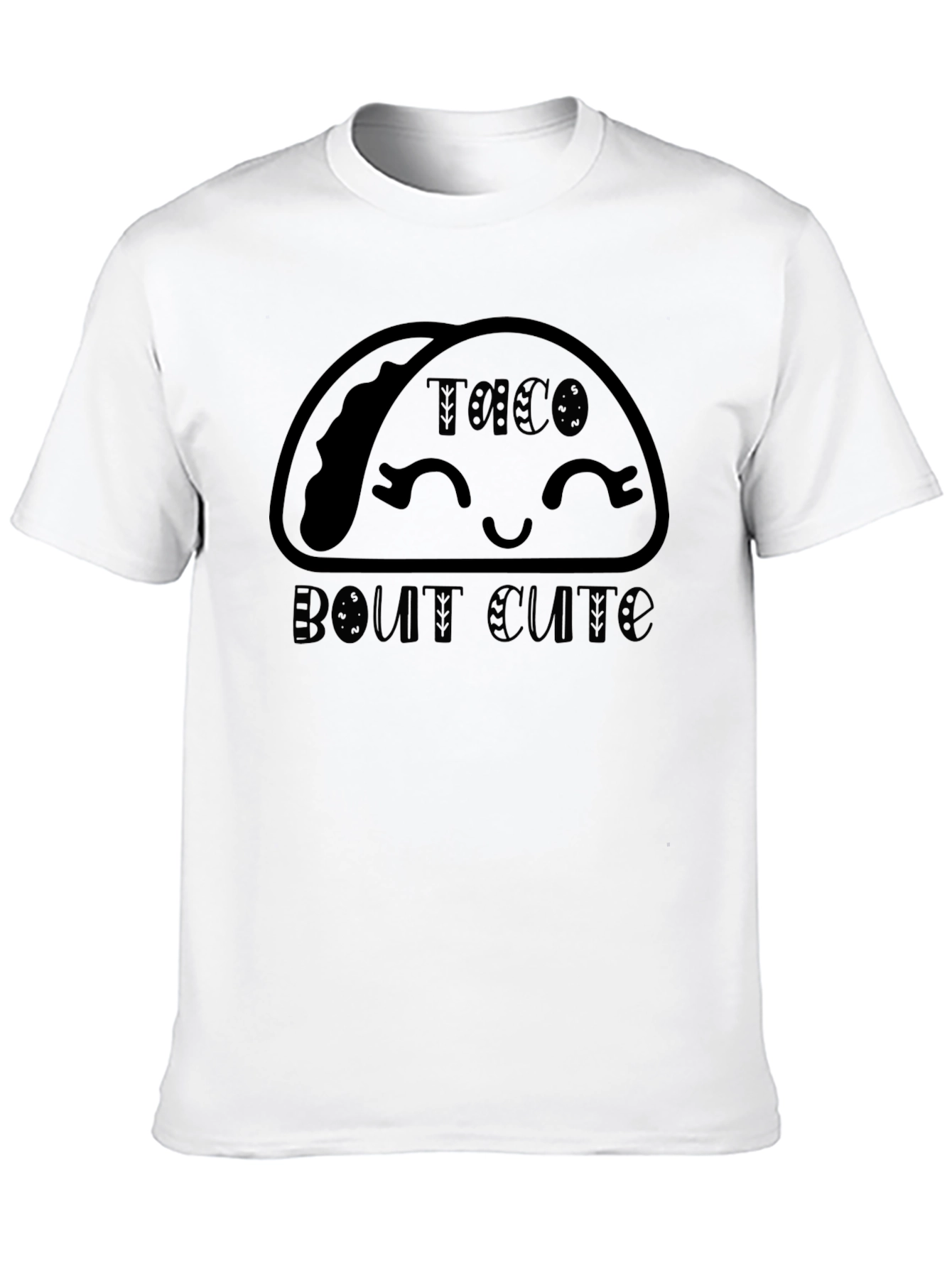 Taco Bout Cute Black T-Shirt