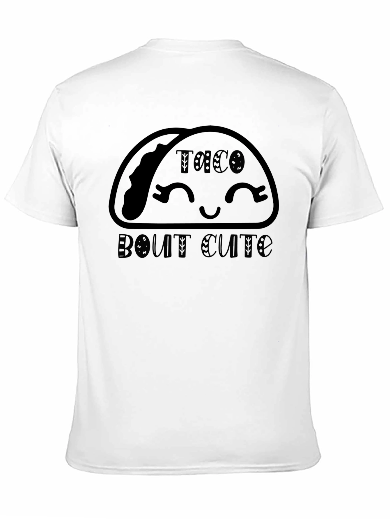 Taco Bout Cute Black T-Shirt