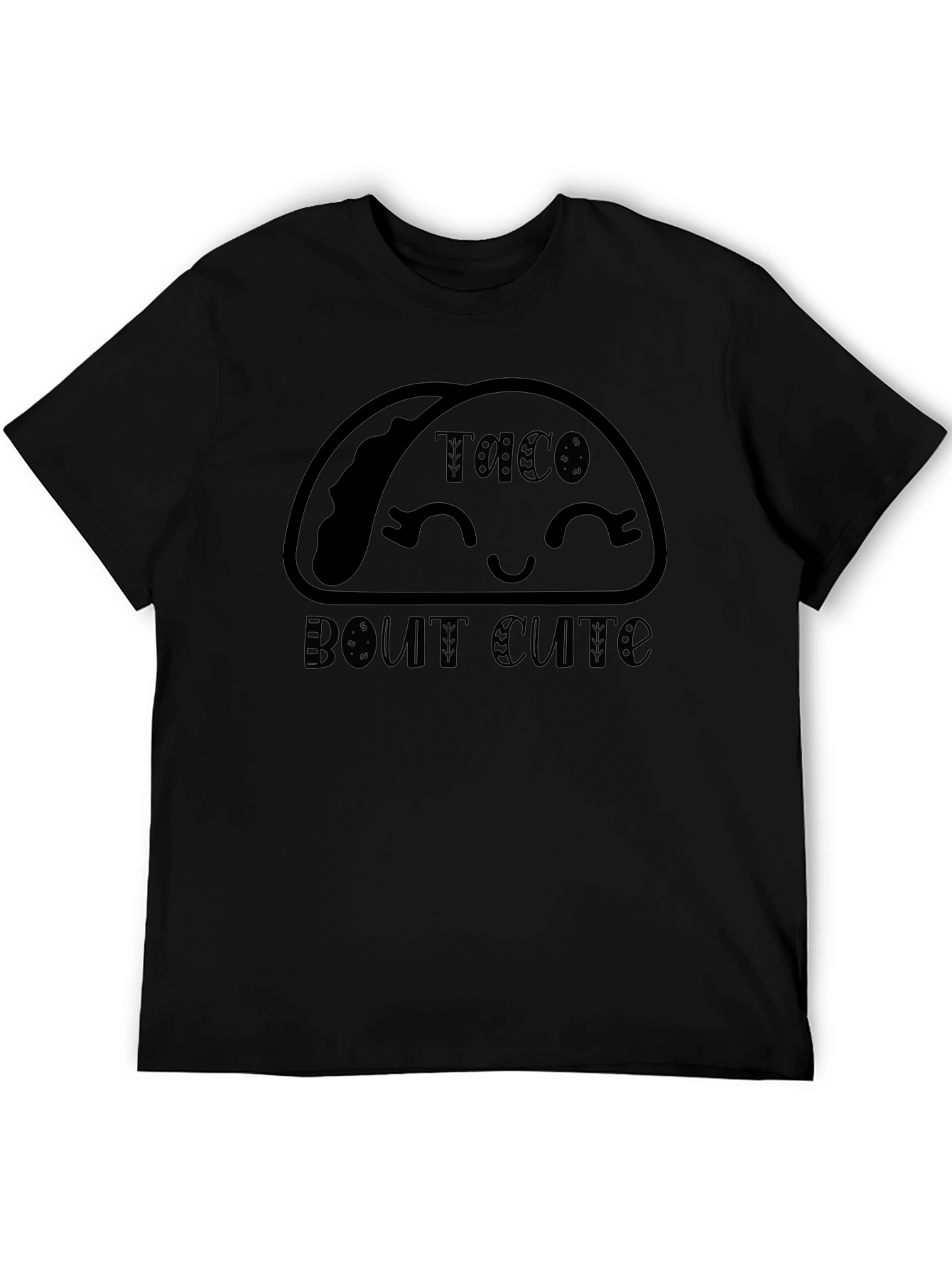 Taco Bout Cute Black T-Shirt
