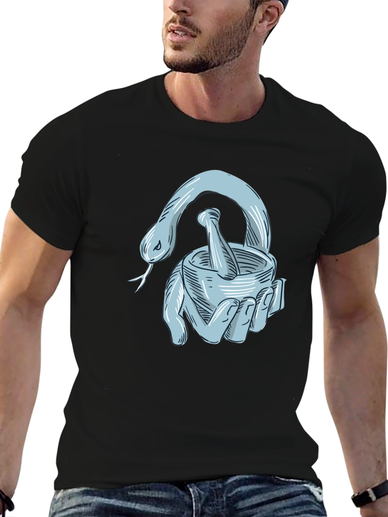 Snake Mortar & Pestle Graphic Tee