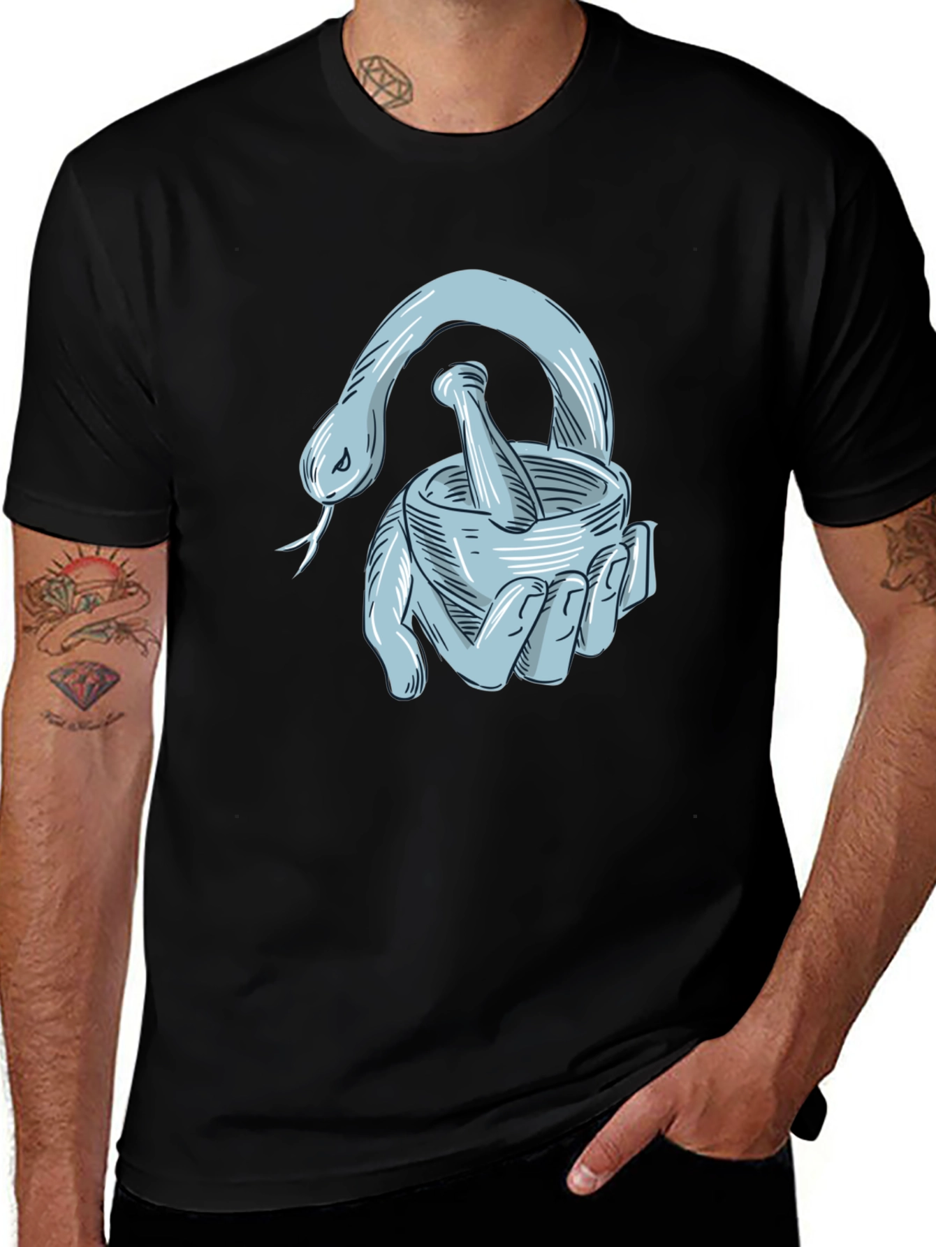 Snake Mortar & Pestle Graphic Tee