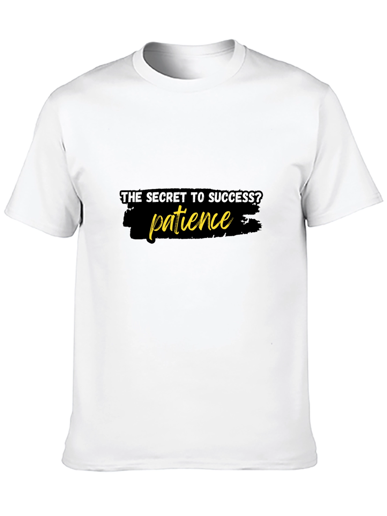 Patience is the Key T-Shirt - Stylish Black Tee