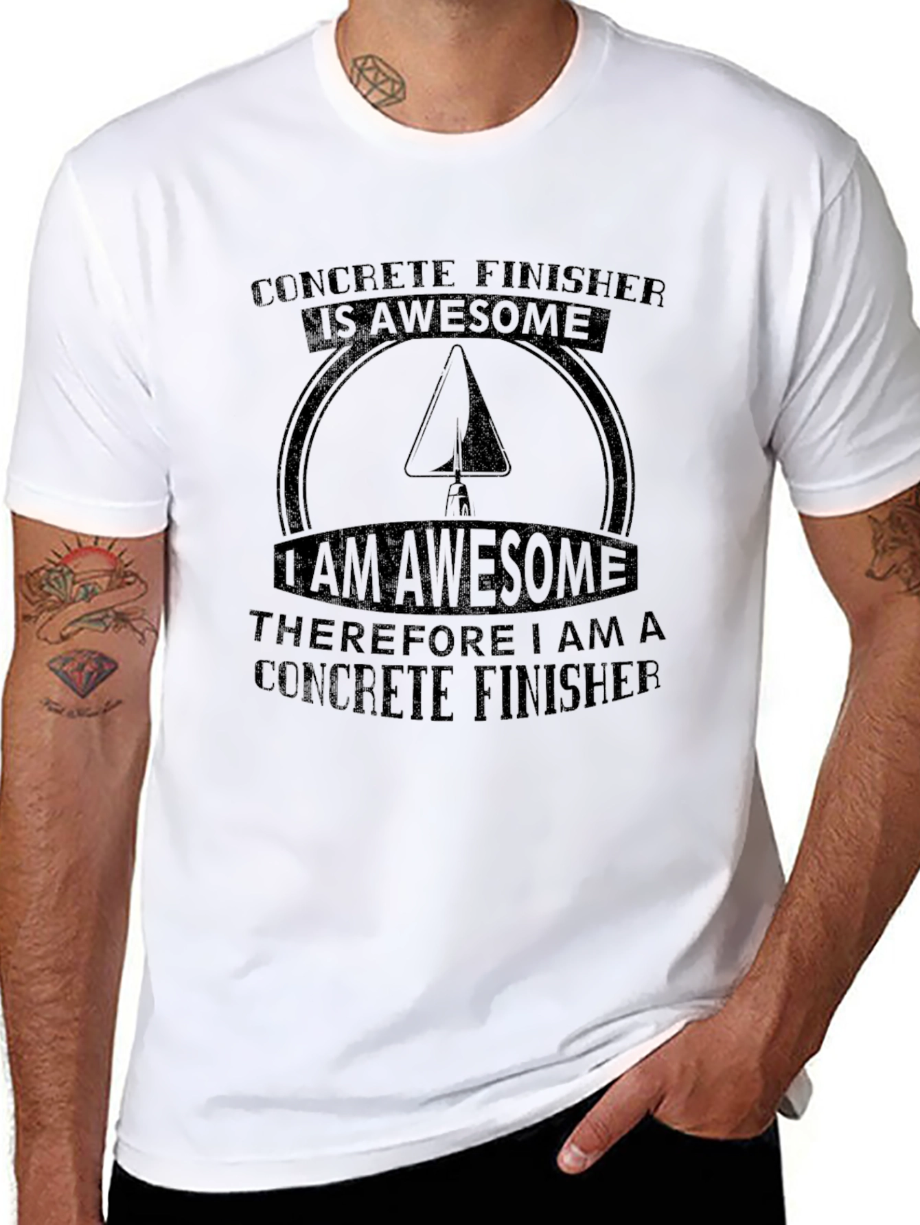 Concrete Finisher Graphic Tee