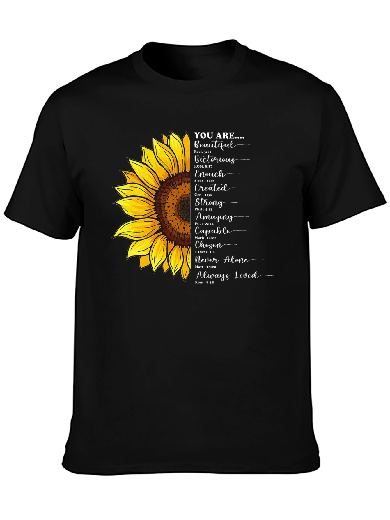 Sunflower Inspirational T-Shirt