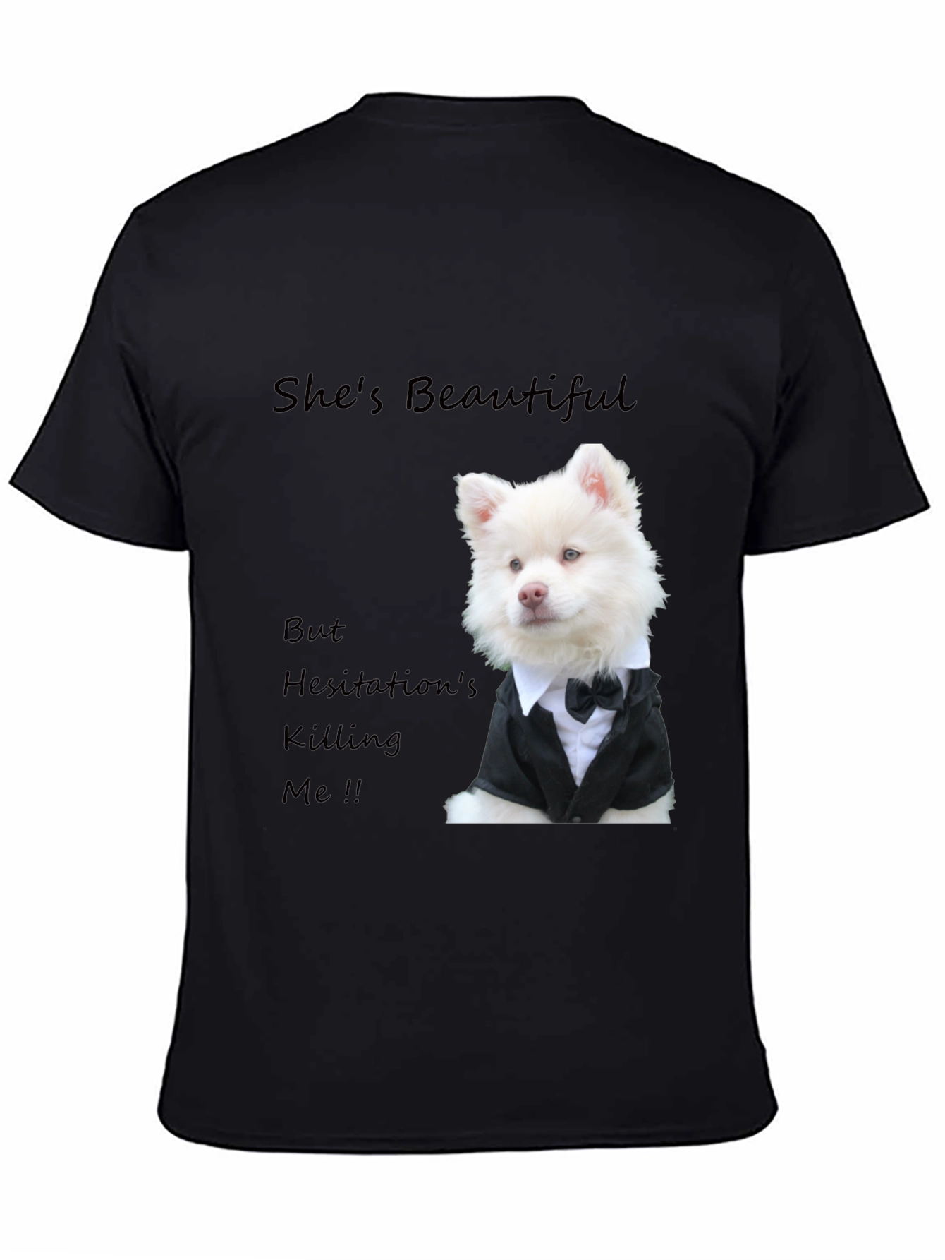 Stylish Dog T-Shirt - Shes Beautiful Graphic Tee