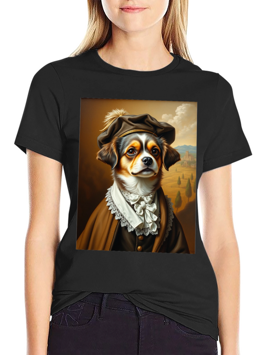Dog Renaissance Portrait T-Shirt