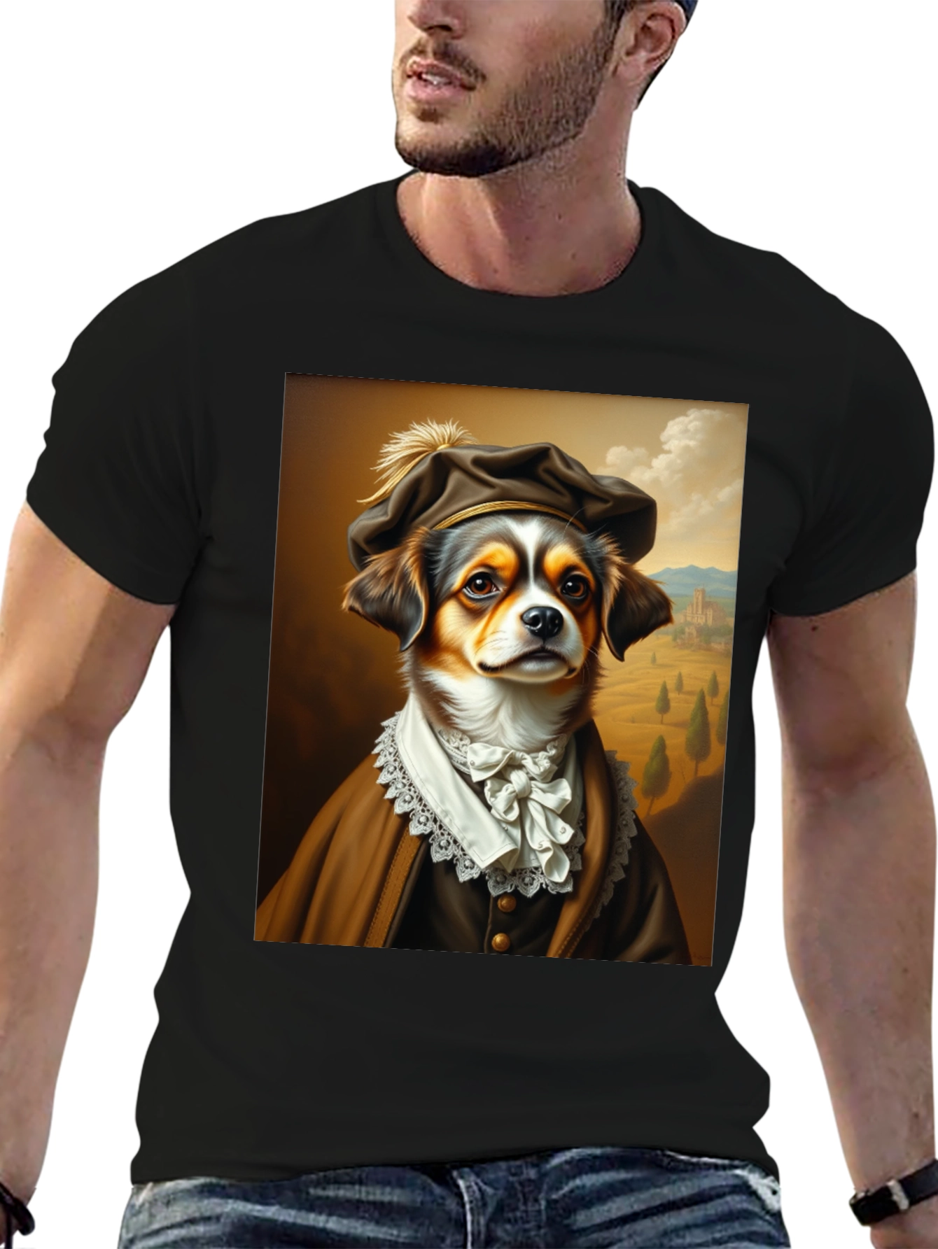 Dog Renaissance Portrait T-Shirt