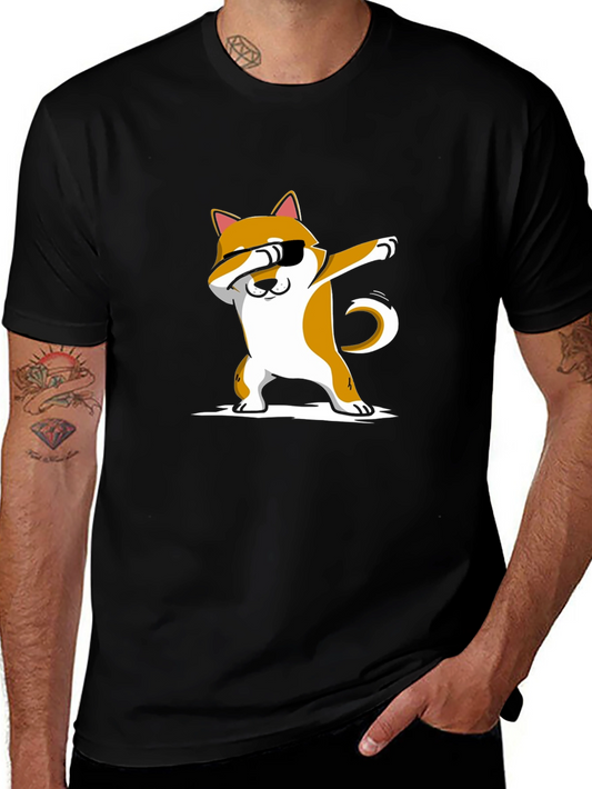 Dabbing Dog T-Shirt - Shiba Inu Dab Dance Tee