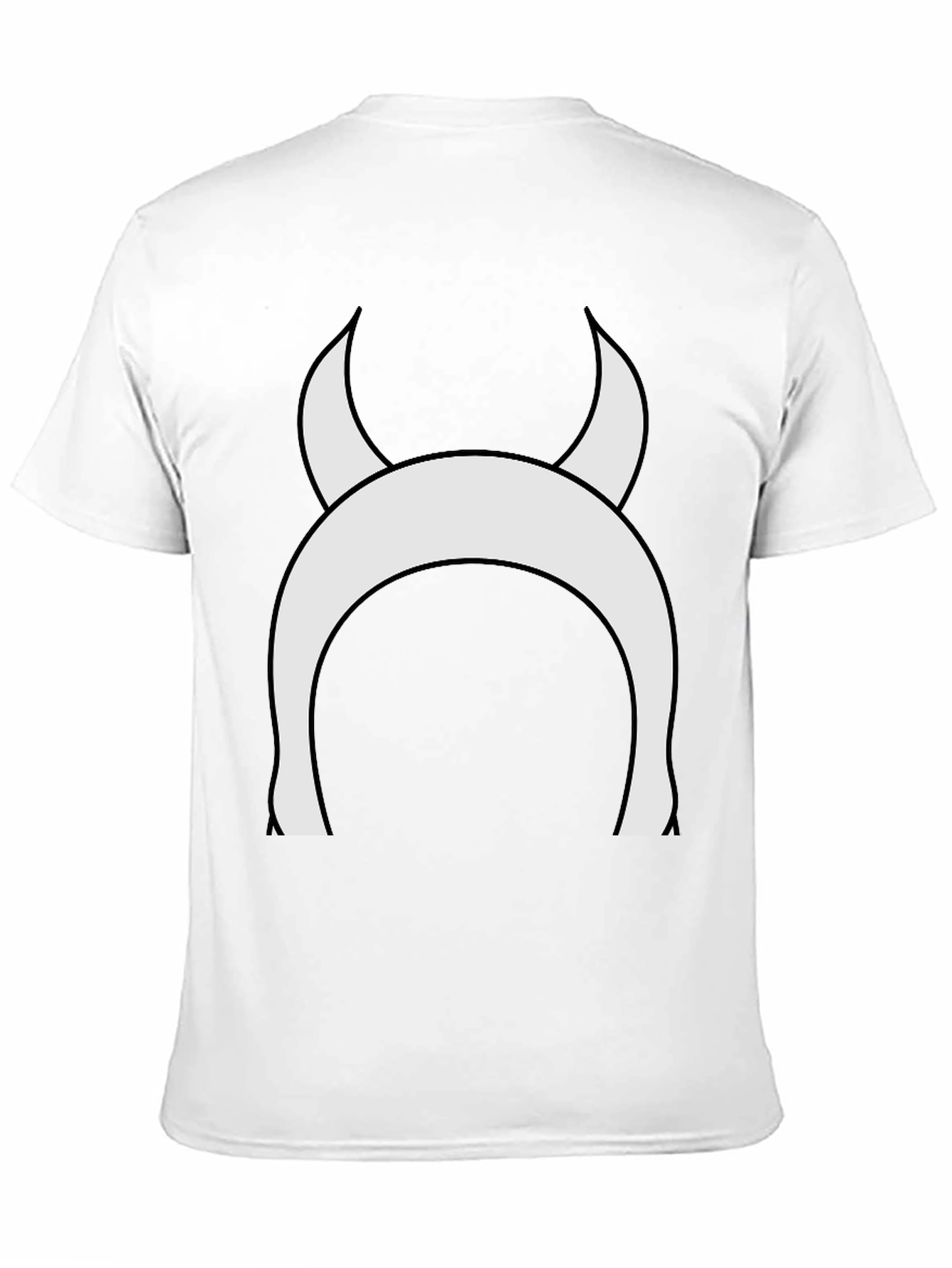 Devil Horns Graphic Tee - Black Cotton T-Shirt