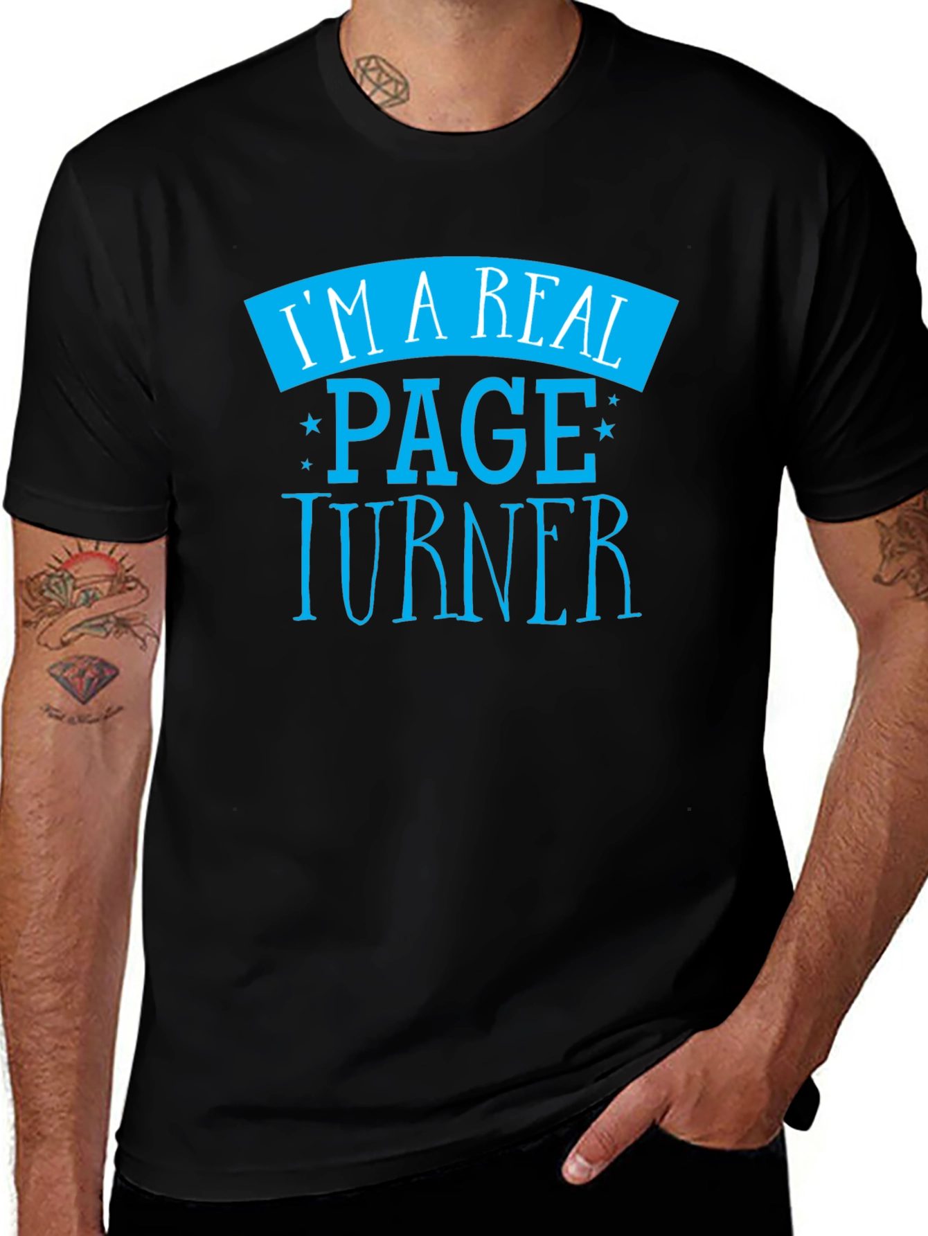 Im A Real Page Turner T-Shirt - Novelty Design