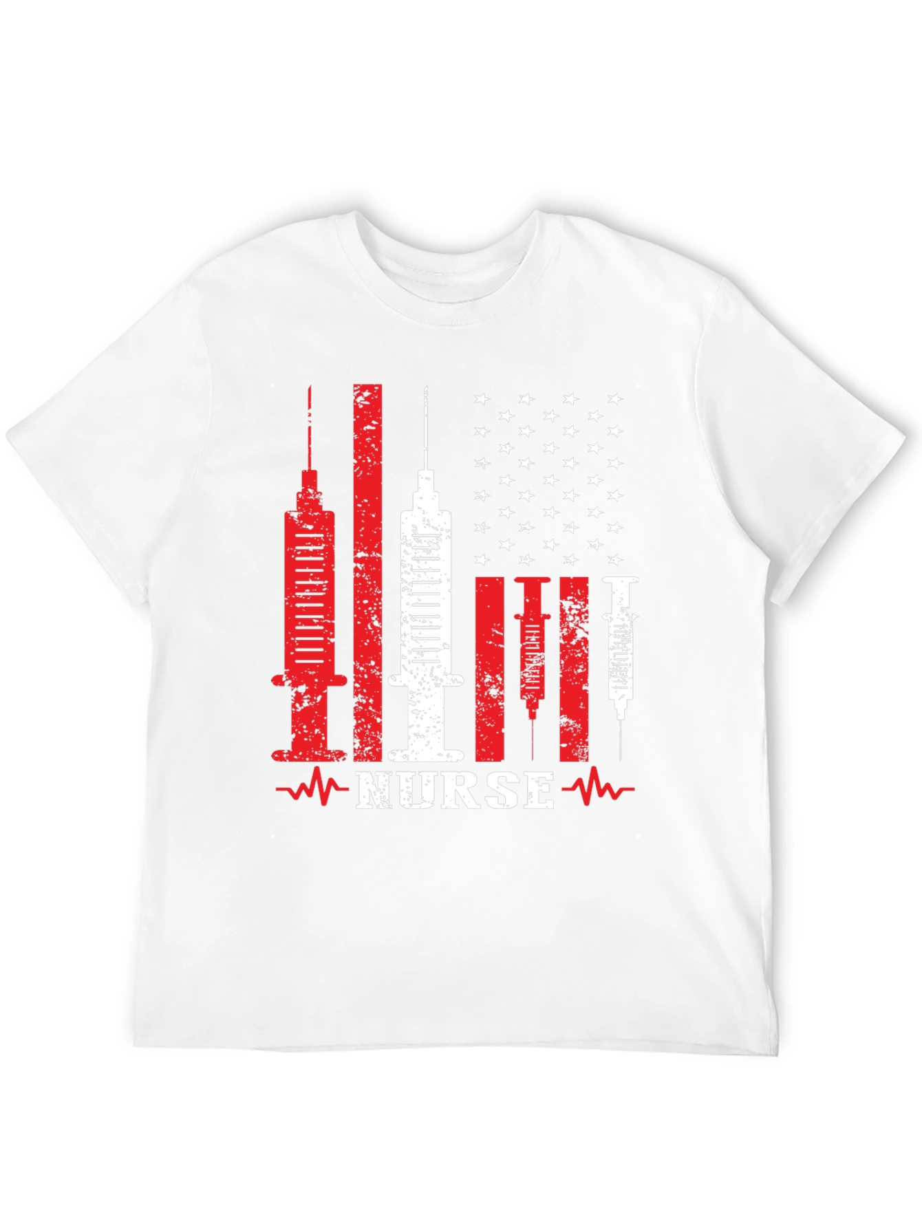 Nurse American Flag Syringe T-Shirt