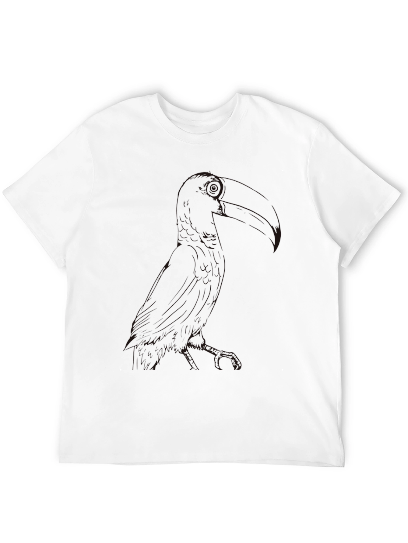 Mens Black Crew Neck T-Shirt