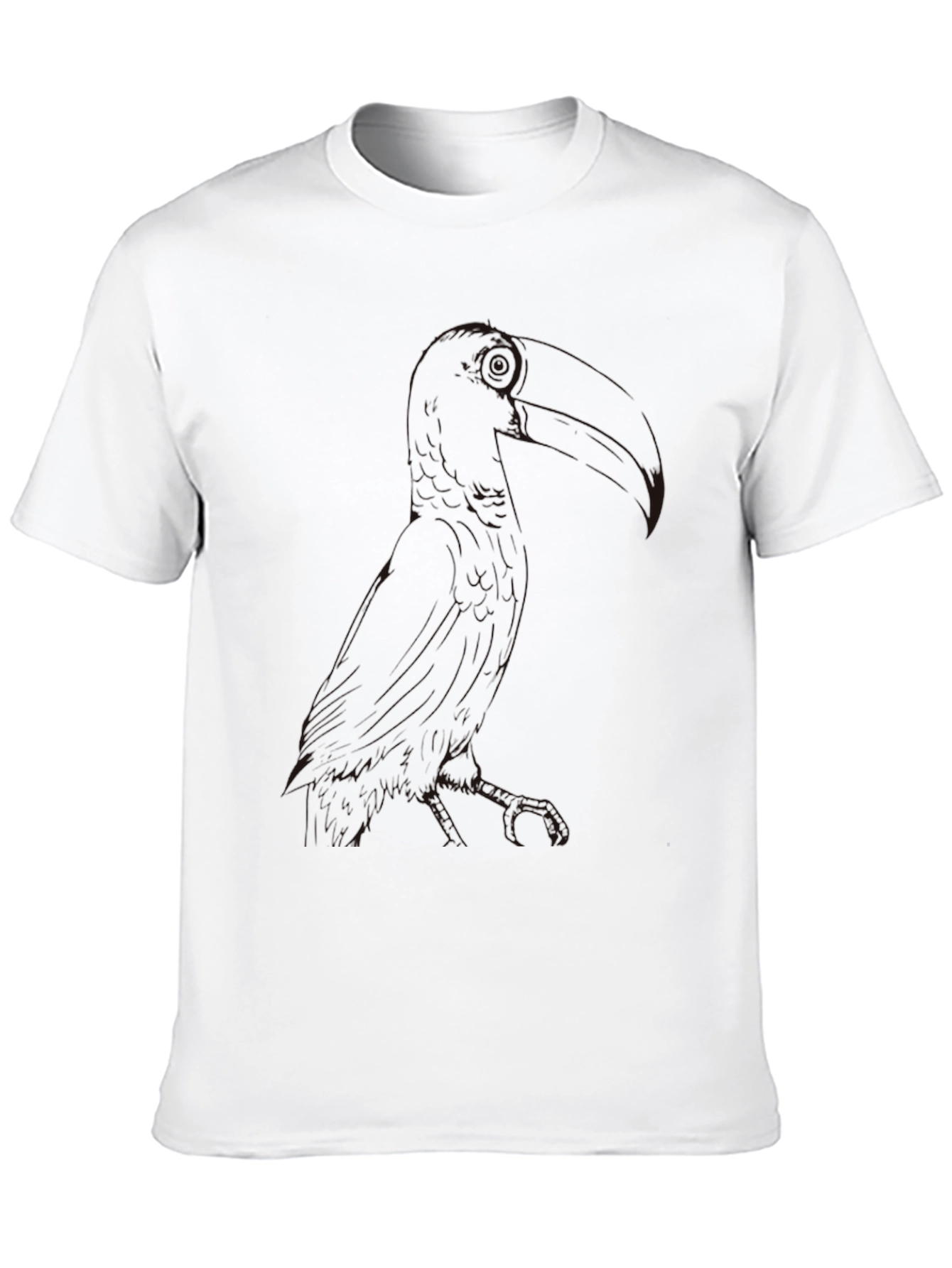 Mens Black Crew Neck T-Shirt