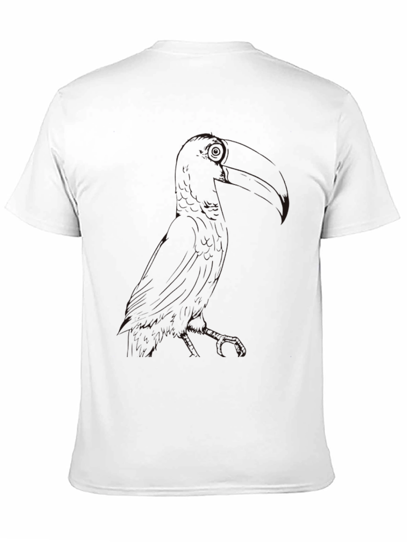 Mens Black Crew Neck T-Shirt