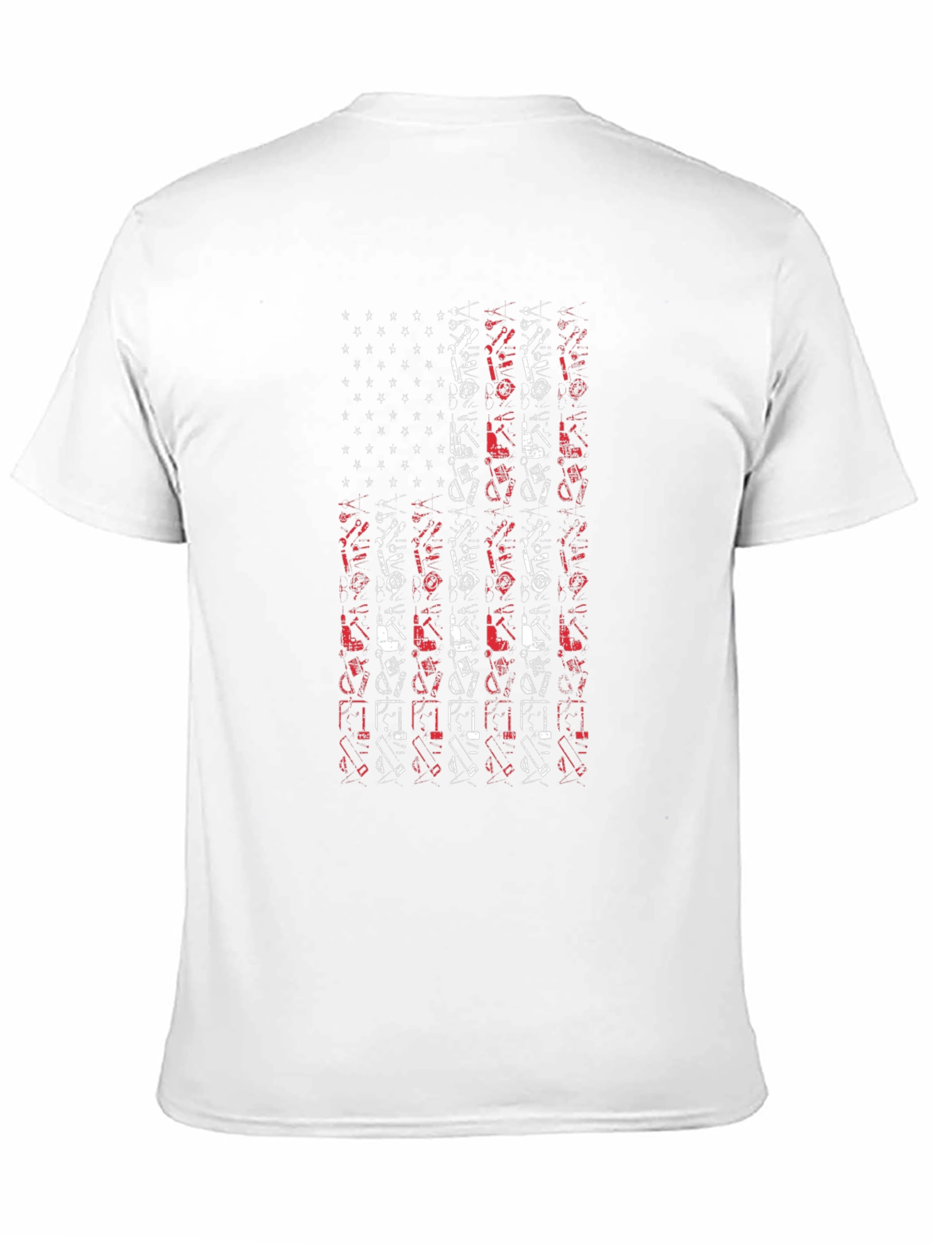 American Flag Graphic Tee - Black
